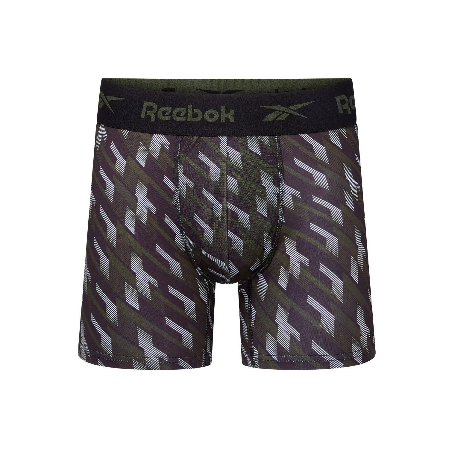 Blk/Grn - Reebok - Reebok Mens 3 pack Sports Trunks NIKHILL - 2