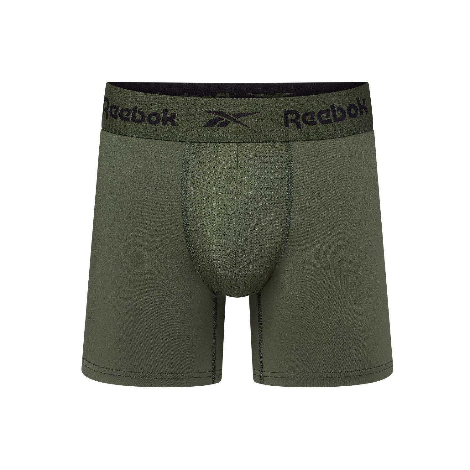 Blk/Grn - Reebok - Reebok Mens 3 pack Sports Trunks NIKHILL - 4