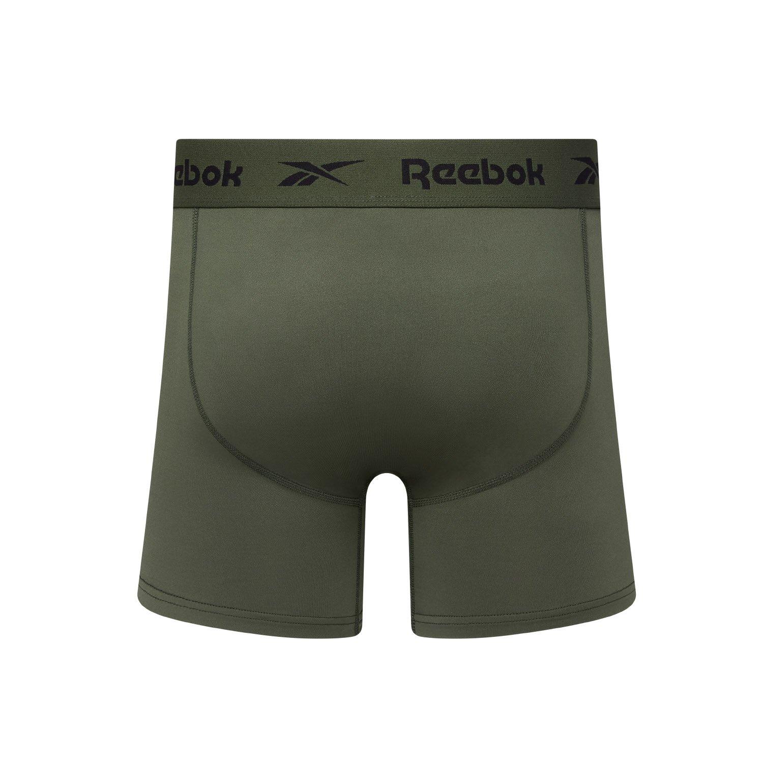 Blk/Grn - Reebok - Reebok Mens 3 pack Sports Trunks NIKHILL - 5