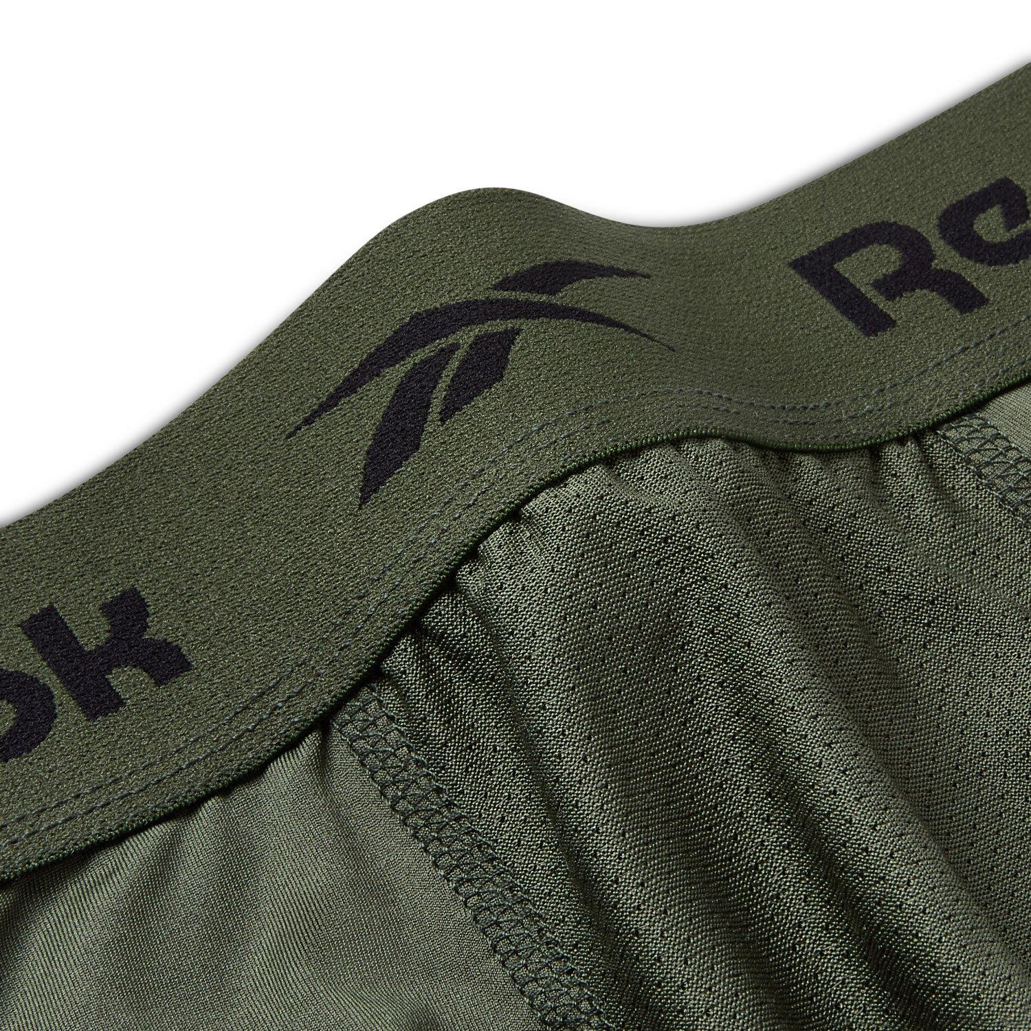 Blk/Grn - Reebok - Reebok Mens 3 pack Sports Trunks NIKHILL - 9