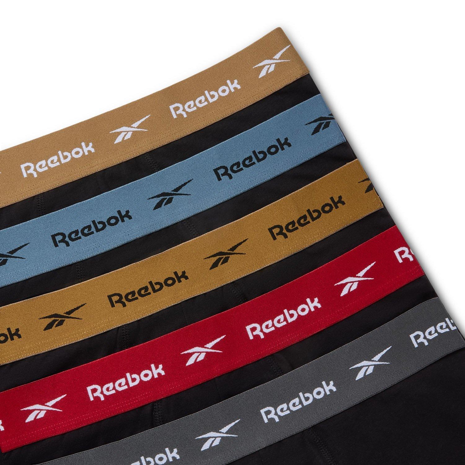 Black - Reebok - Reebok Mens 5 pack Trunks HANCOCK - 12