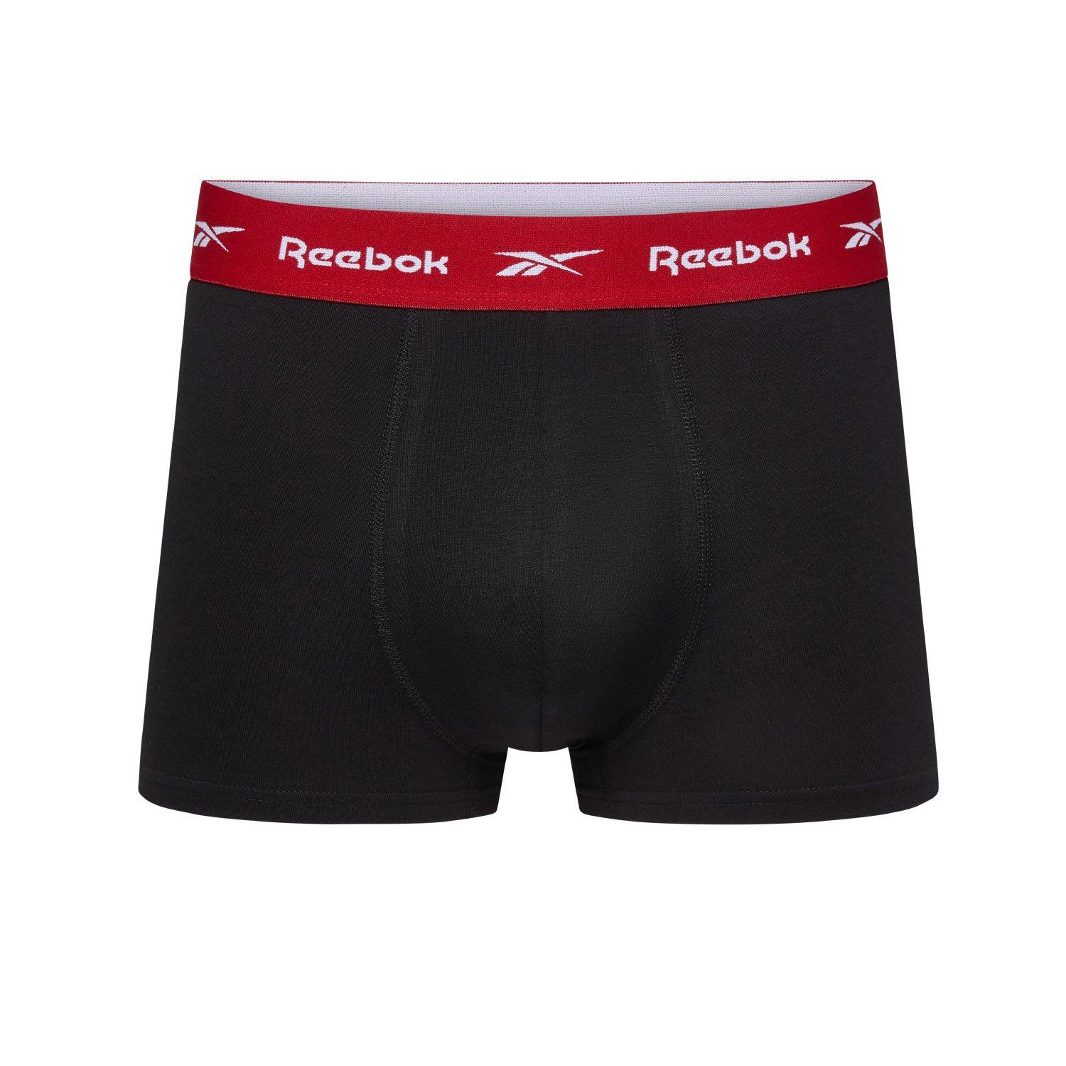 Black - Reebok - Reebok Mens 5 pack Trunks HANCOCK - 4