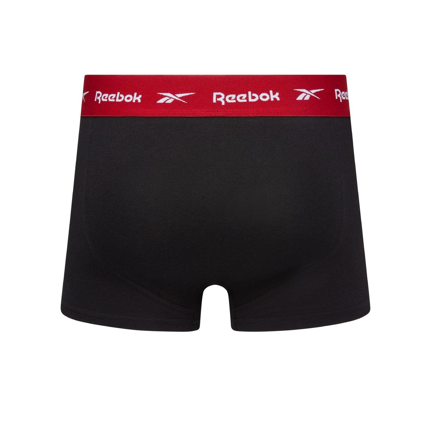 Black - Reebok - Reebok Mens 5 pack Trunks HANCOCK - 5