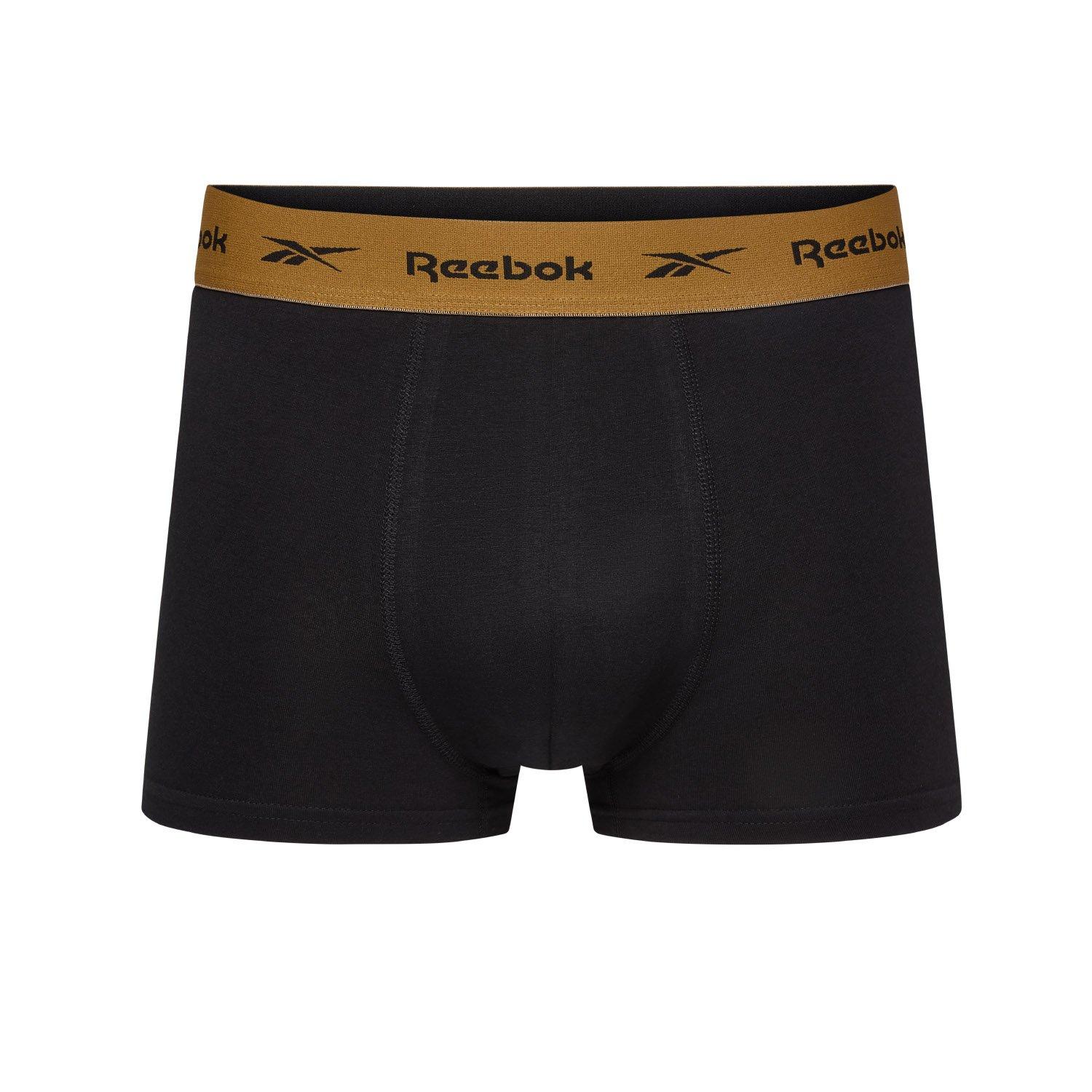 Black - Reebok - Reebok Mens 5 pack Trunks HANCOCK - 6