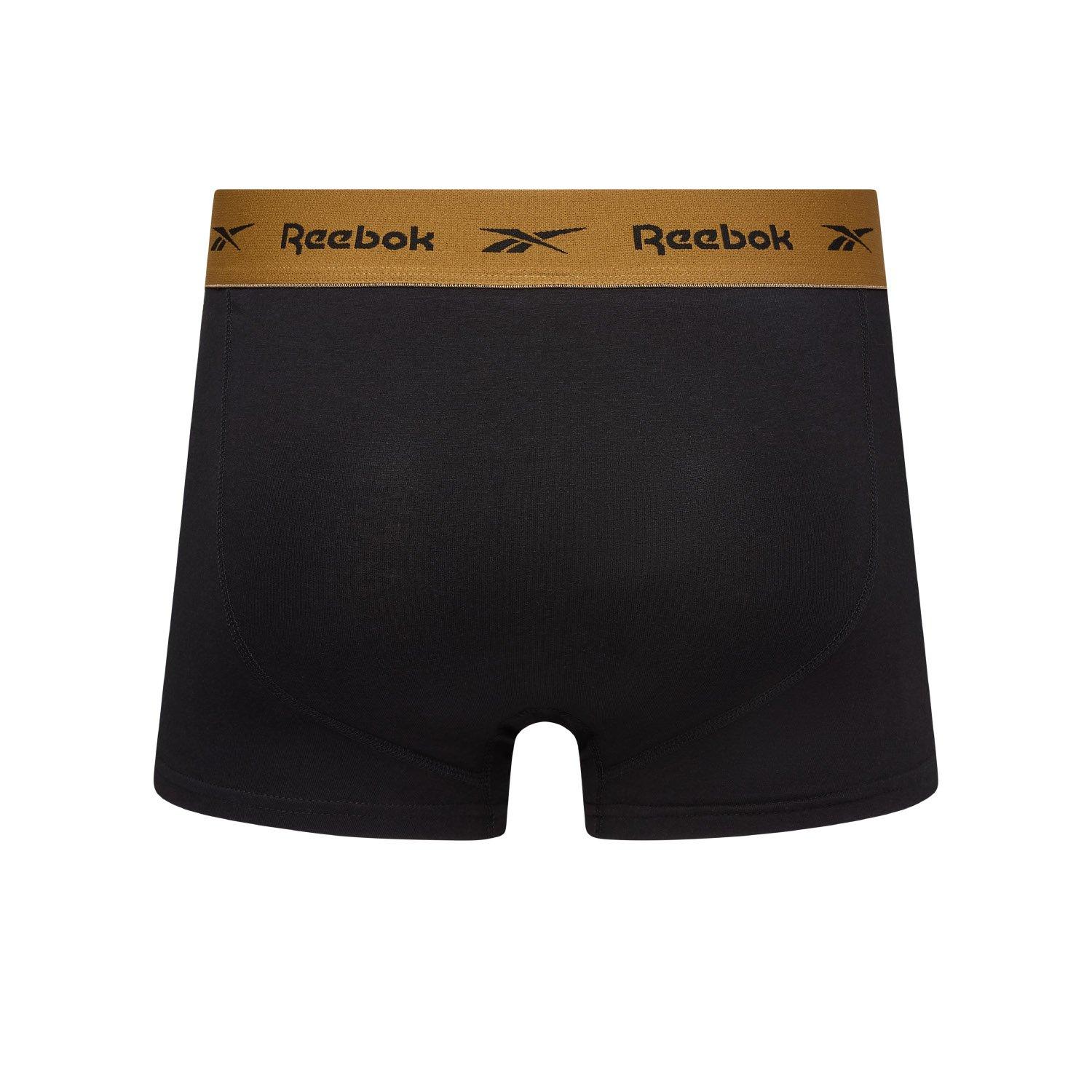Black - Reebok - Reebok Mens 5 pack Trunks HANCOCK - 7