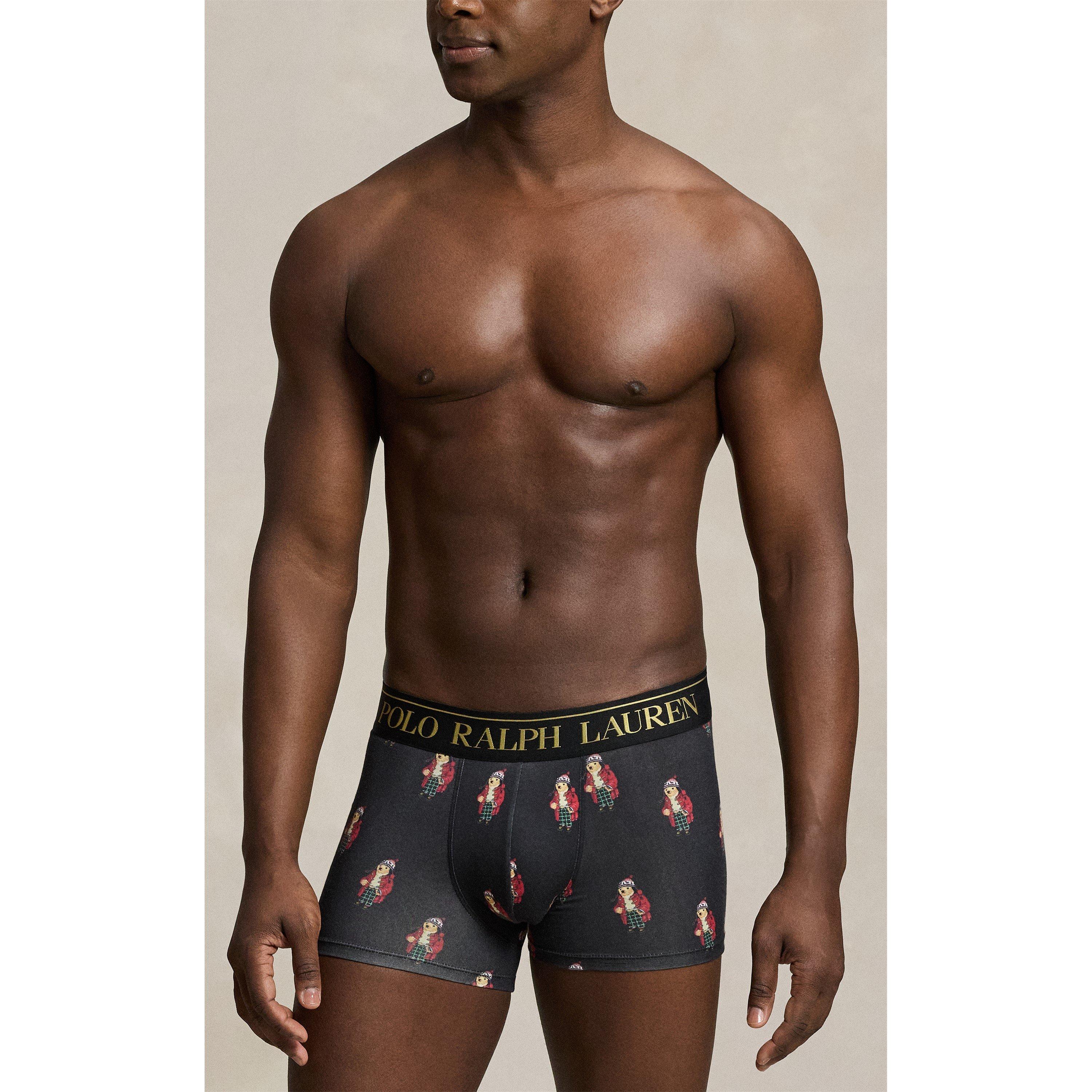 Red / AOB - Polo Ralph Lauren - 2 Pack Bear Trunks - 2