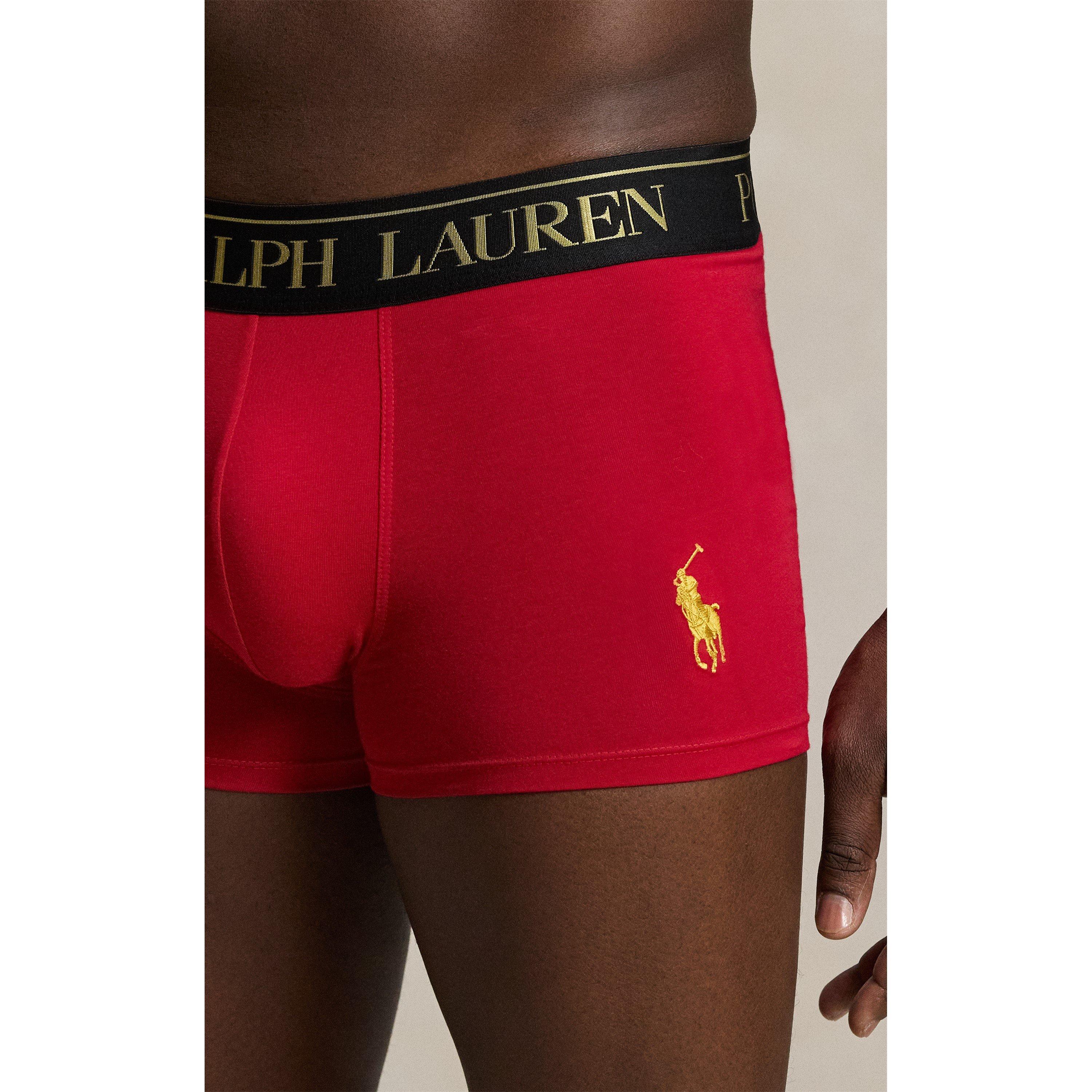 Red / AOB - Polo Ralph Lauren - 2 Pack Bear Trunks - 4