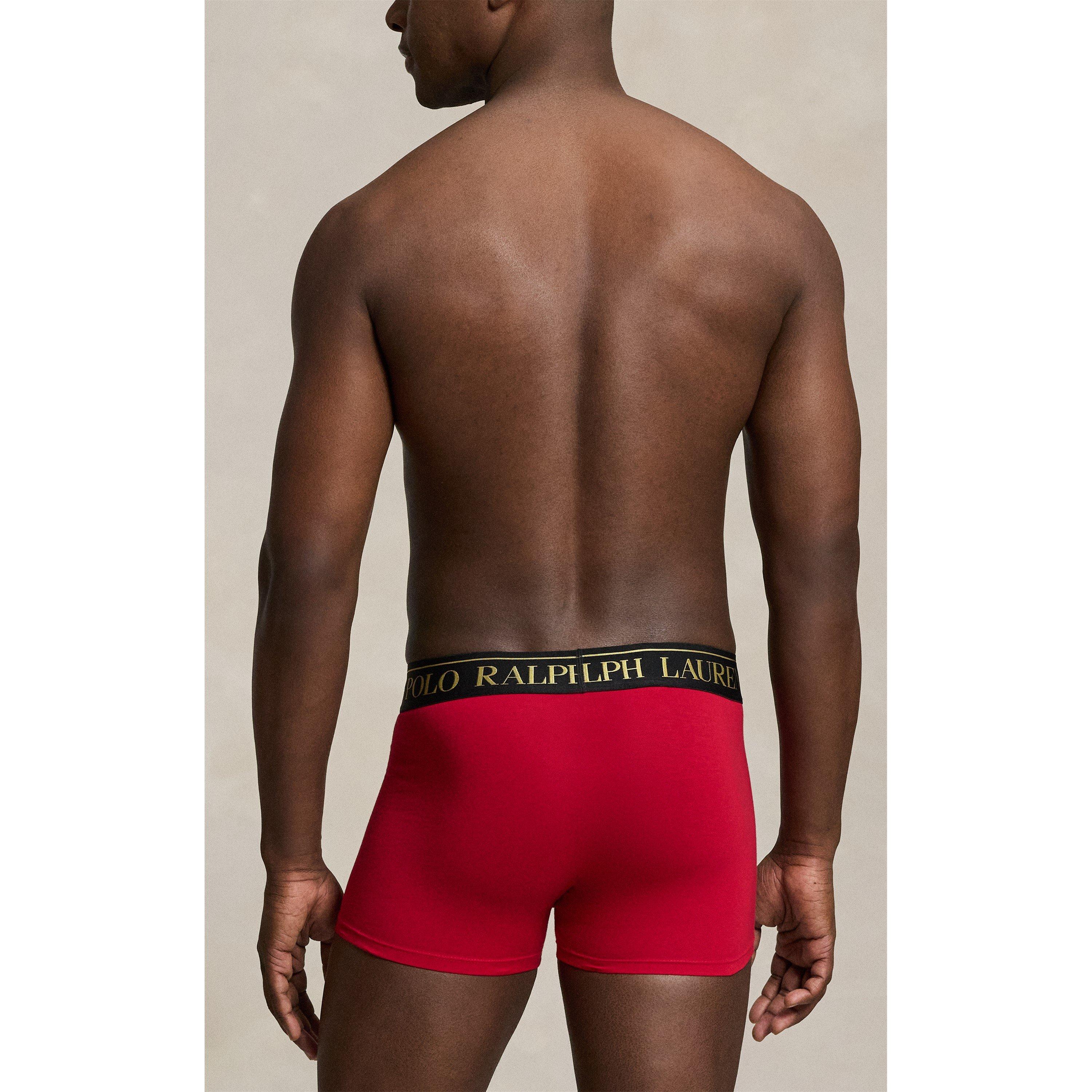 Red / AOB - Polo Ralph Lauren - 2 Pack Bear Trunks - 5