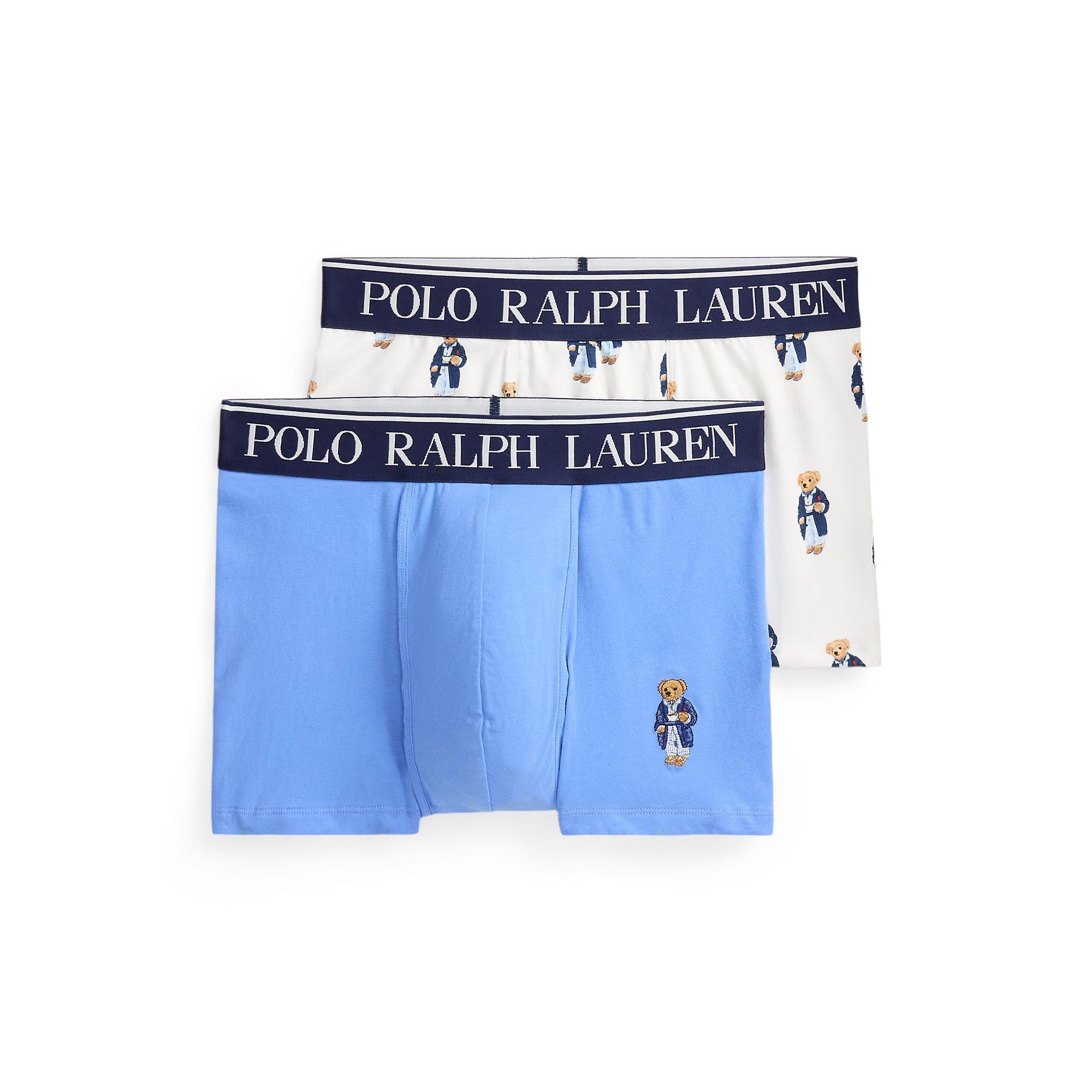 Polo Ralph Lauren 2 Pack Bear Trunks - Navy/AOB - Small