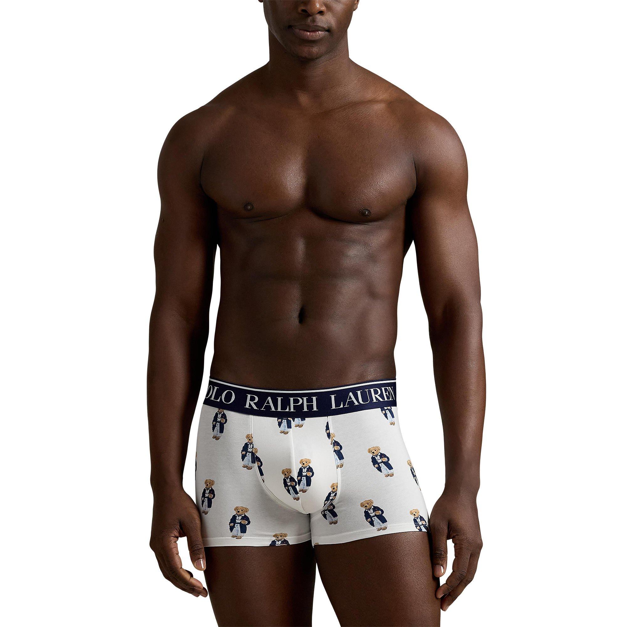 Navy/AOB - Polo Ralph Lauren - 2 Pack Bear Trunks - 4