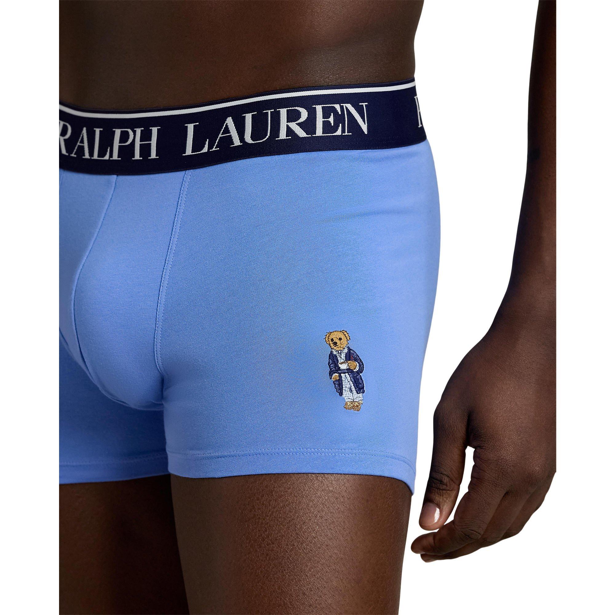 Navy/AOB - Polo Ralph Lauren - 2 Pack Bear Trunks - 5