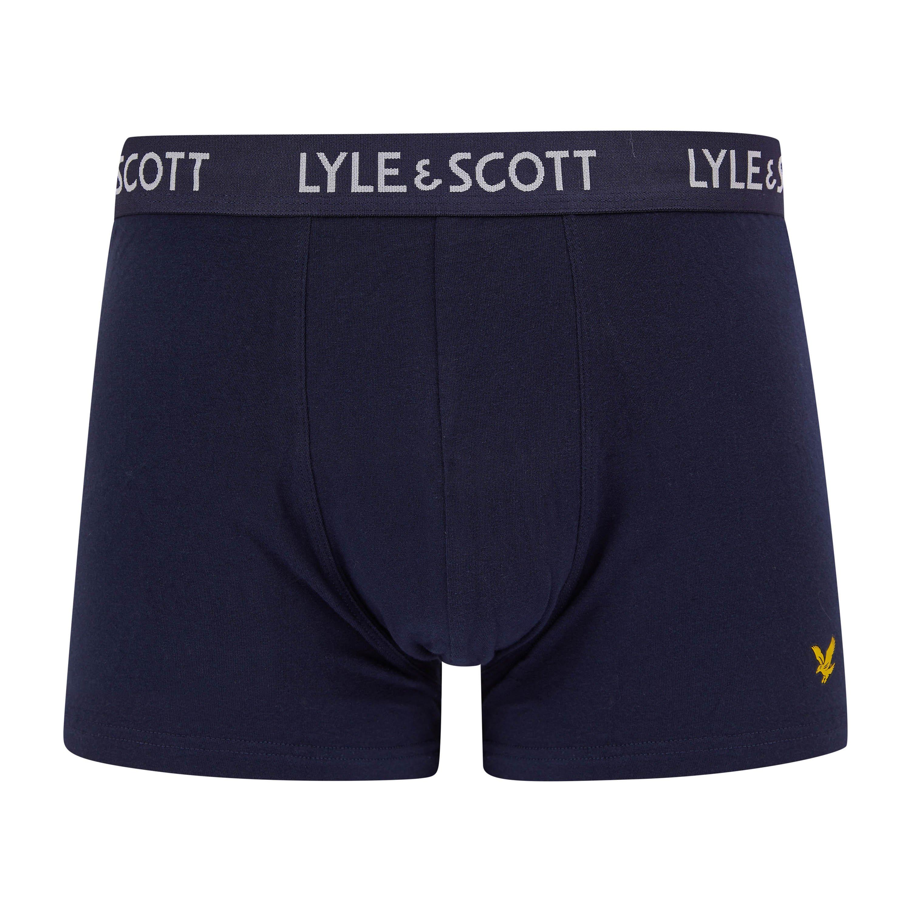 Blk/Nvy/Gry - Lyle and Scott - 5-pack Miller Trunks - 2