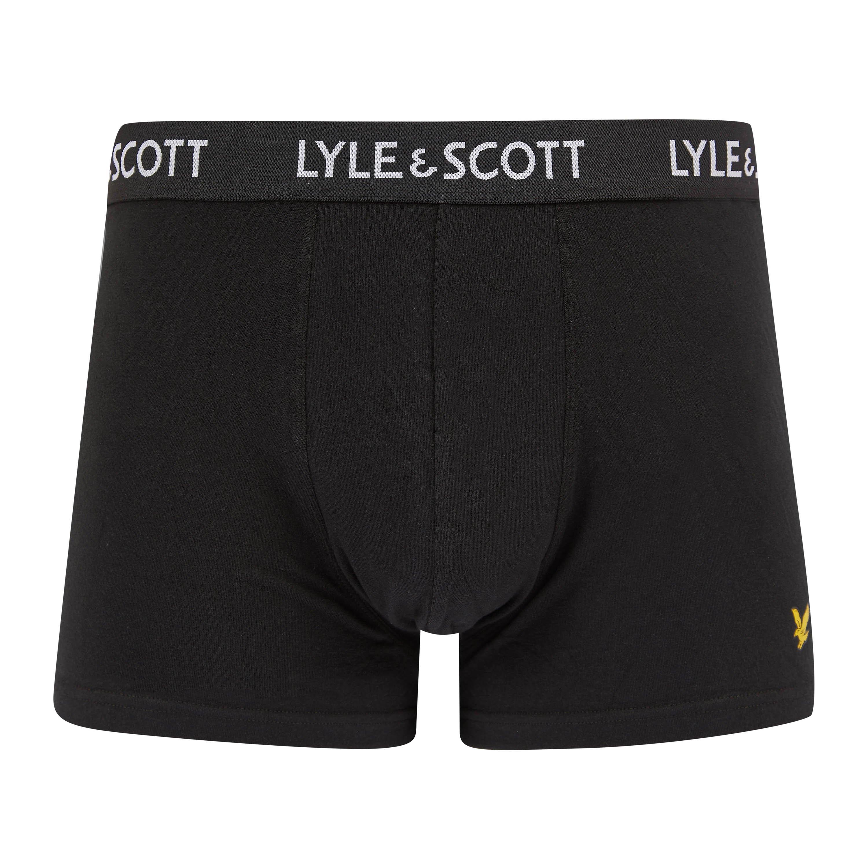 Blk/Nvy/Gry - Lyle and Scott - 5-pack Miller Trunks - 4