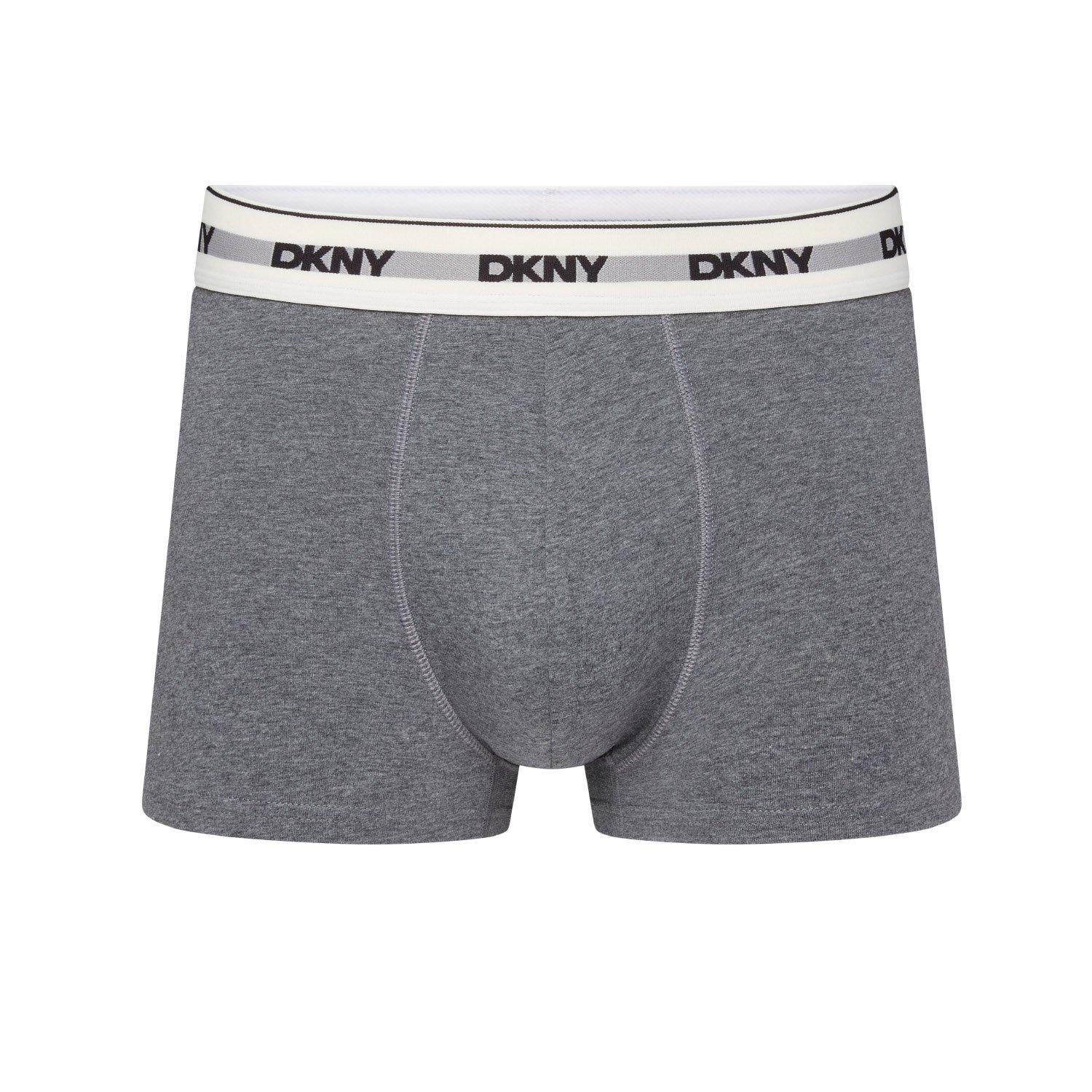 Blk/Gry - DKNY - DKNY Mens 3 pack Trunks Tuscumbia - 2