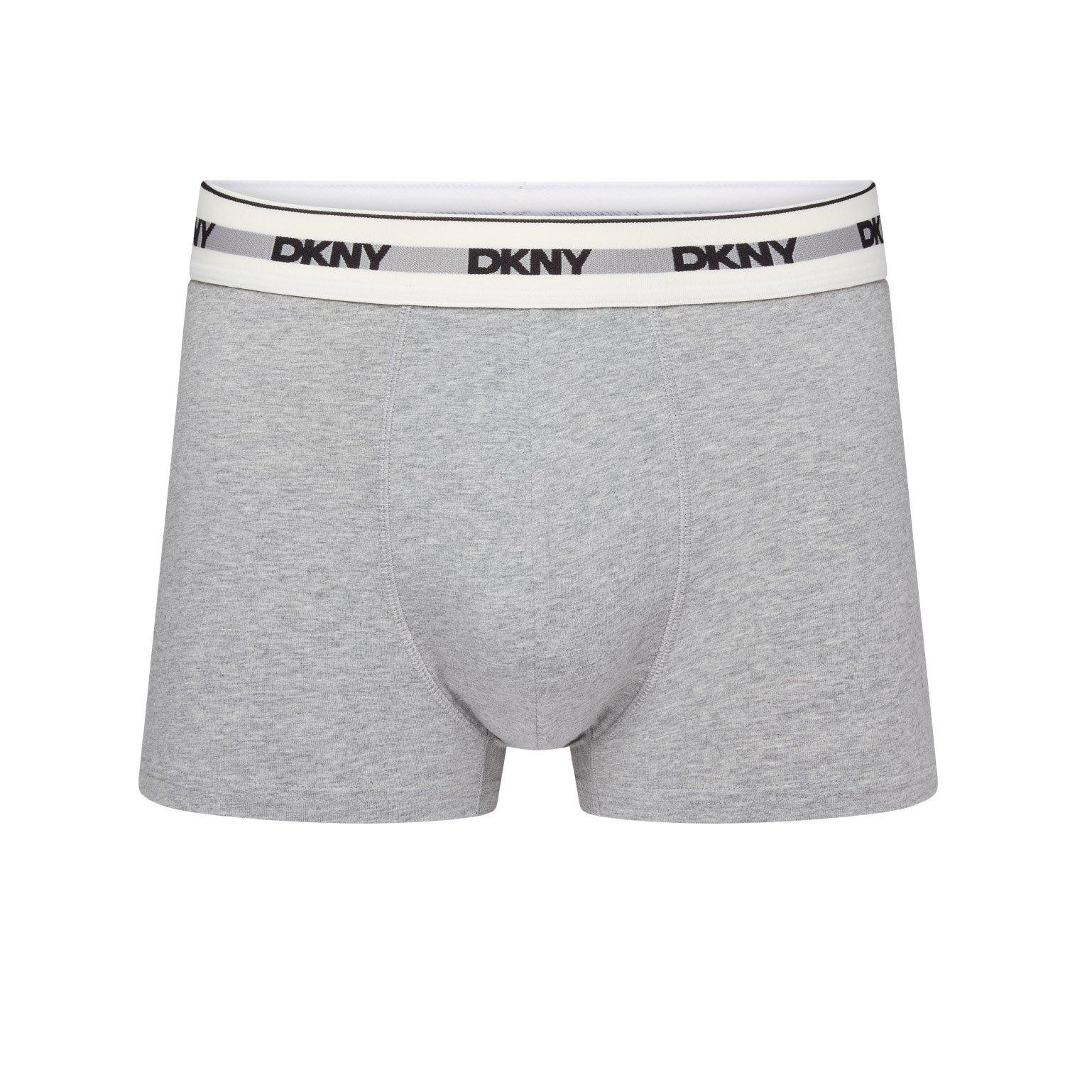Blk/Gry - DKNY - DKNY Mens 3 pack Trunks Tuscumbia - 4