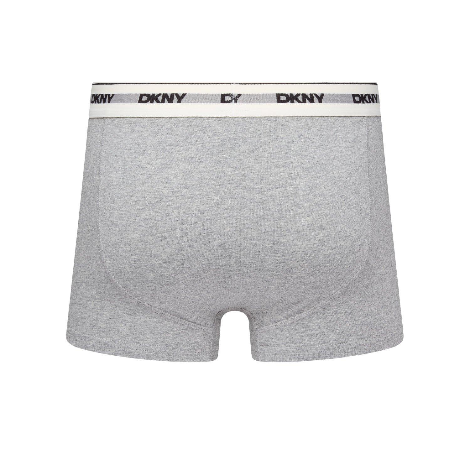 Blk/Gry - DKNY - DKNY Mens 3 pack Trunks Tuscumbia - 5