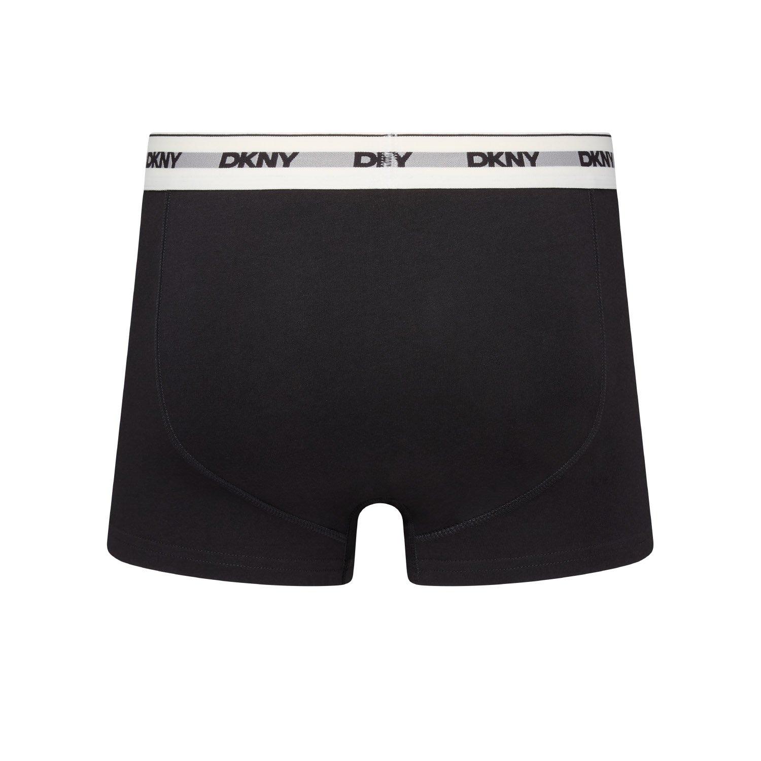 Blk/Gry - DKNY - DKNY Mens 3 pack Trunks Tuscumbia - 7