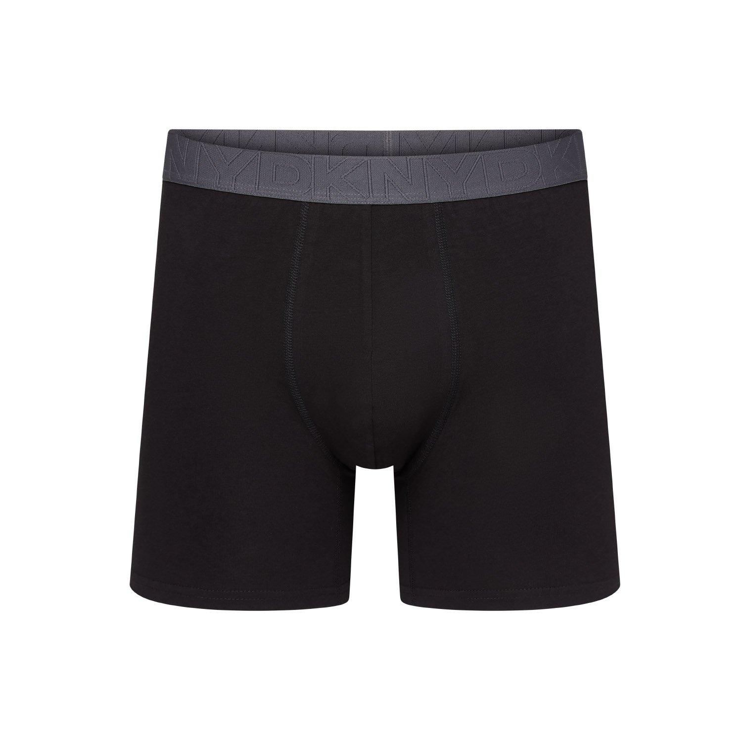 Black - DKNY - DKNY Mens 3 pack Trunks BARSTOW - 2