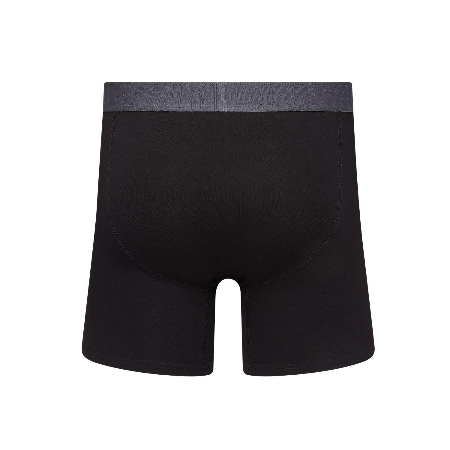 Black - DKNY - DKNY Mens 3 pack Trunks BARSTOW - 3