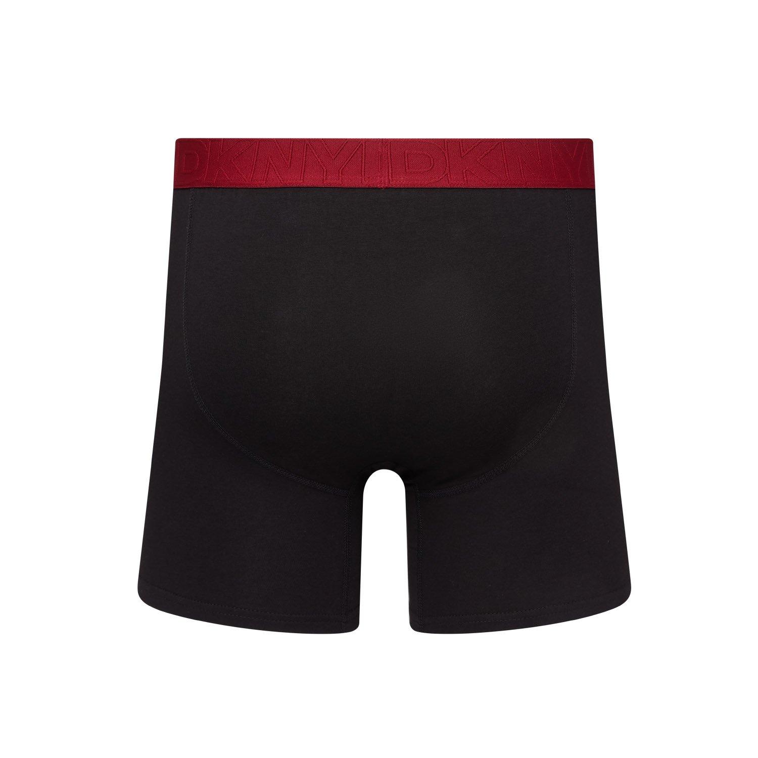 Black - DKNY - DKNY Mens 3 pack Trunks BARSTOW - 7
