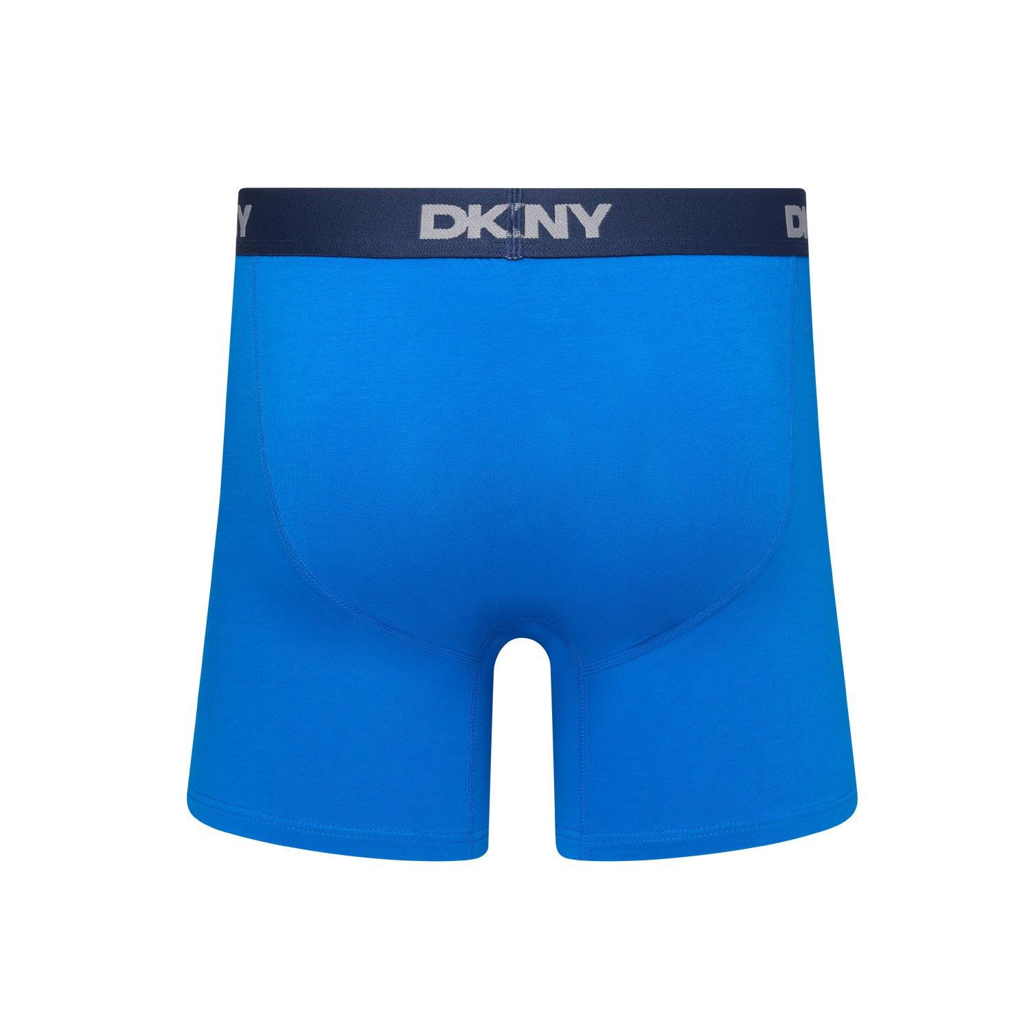 Nvy/Gry/Blu - DKNY - DKNY Mens 3 pack Trunks MODESTO - 3