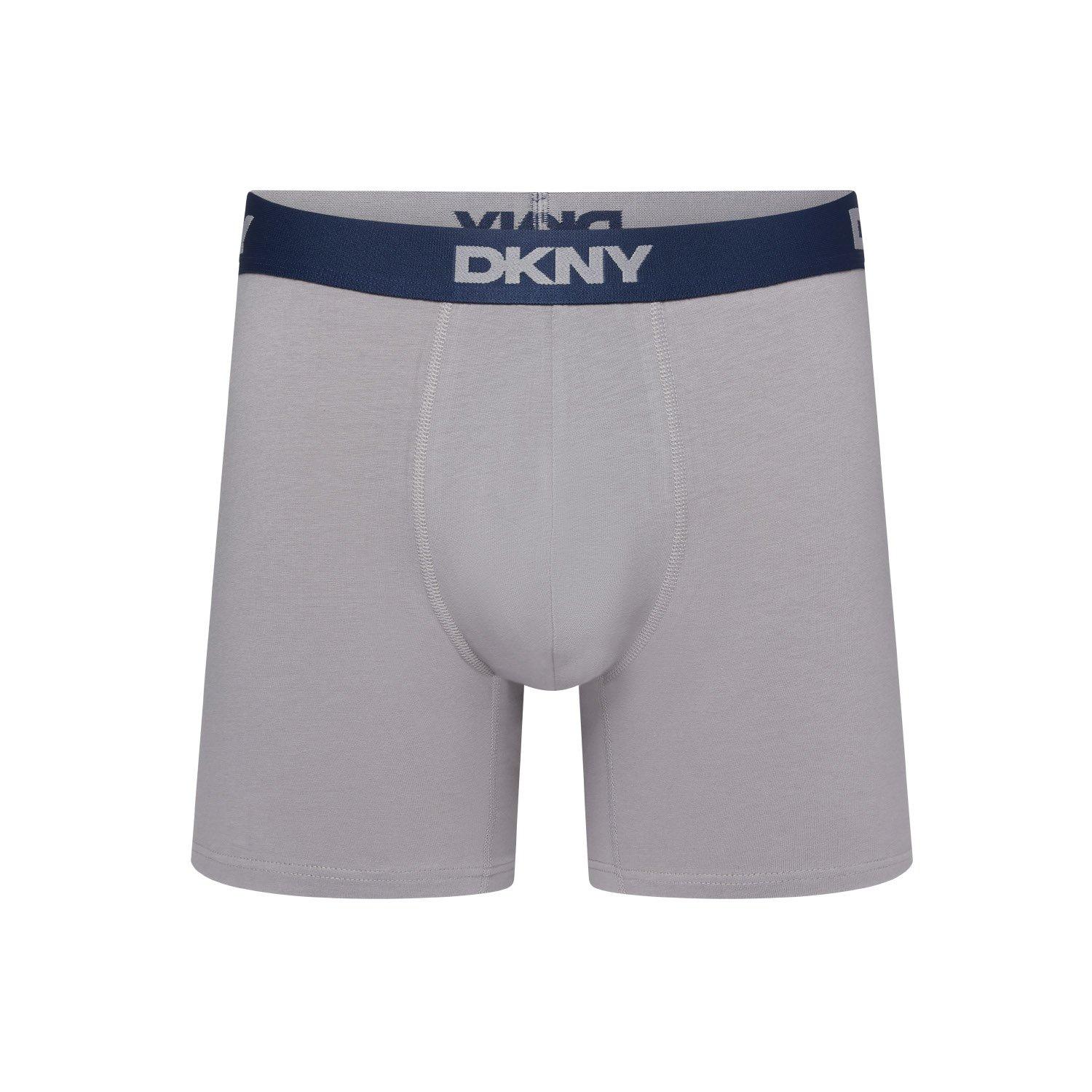 Nvy/Gry/Blu - DKNY - DKNY Mens 3 pack Trunks MODESTO - 4