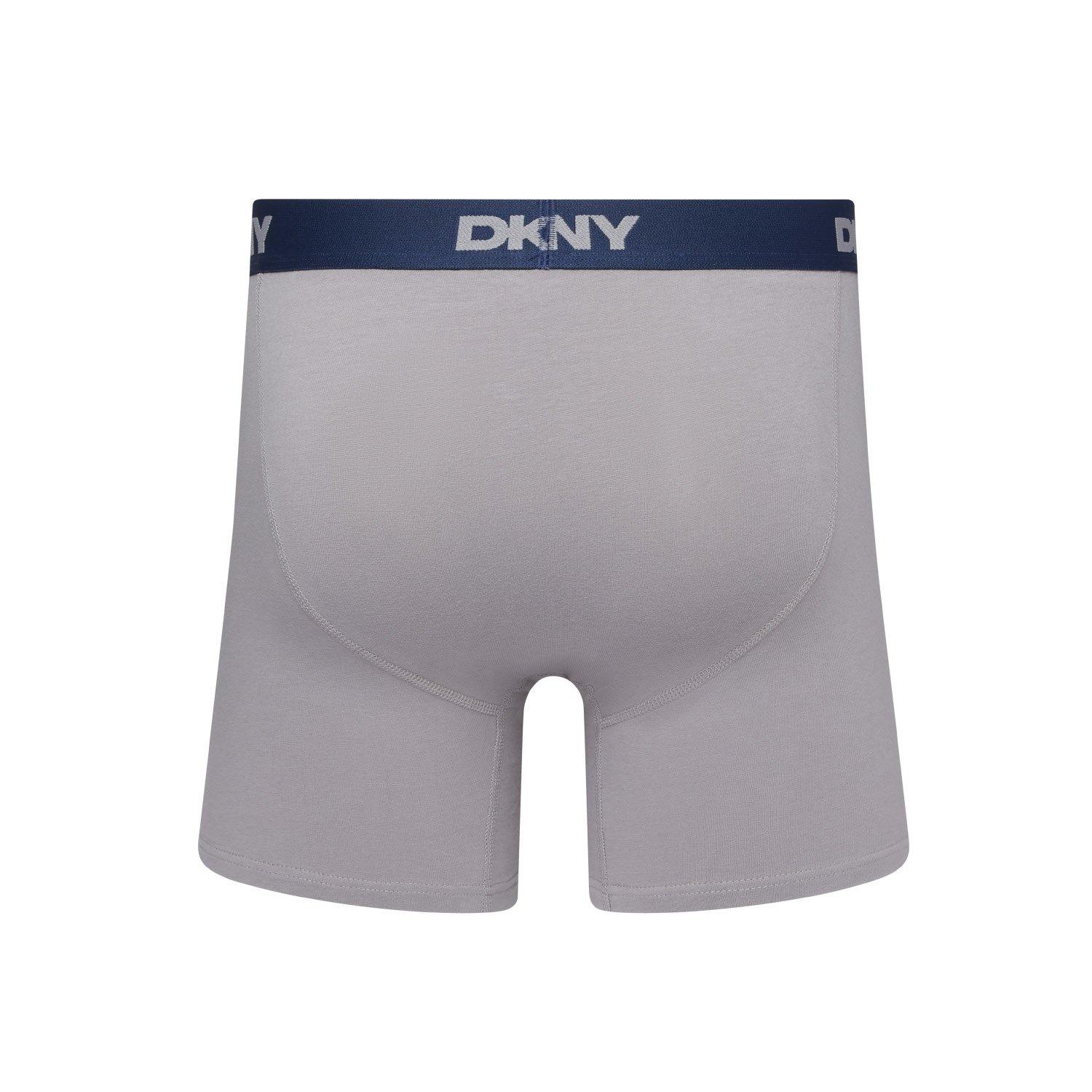 Nvy/Gry/Blu - DKNY - DKNY Mens 3 pack Trunks MODESTO - 5