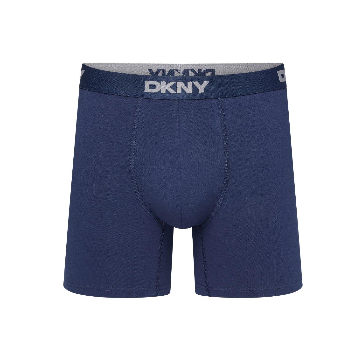 Nvy/Gry/Blu - DKNY - DKNY Mens 3 pack Trunks MODESTO - 6