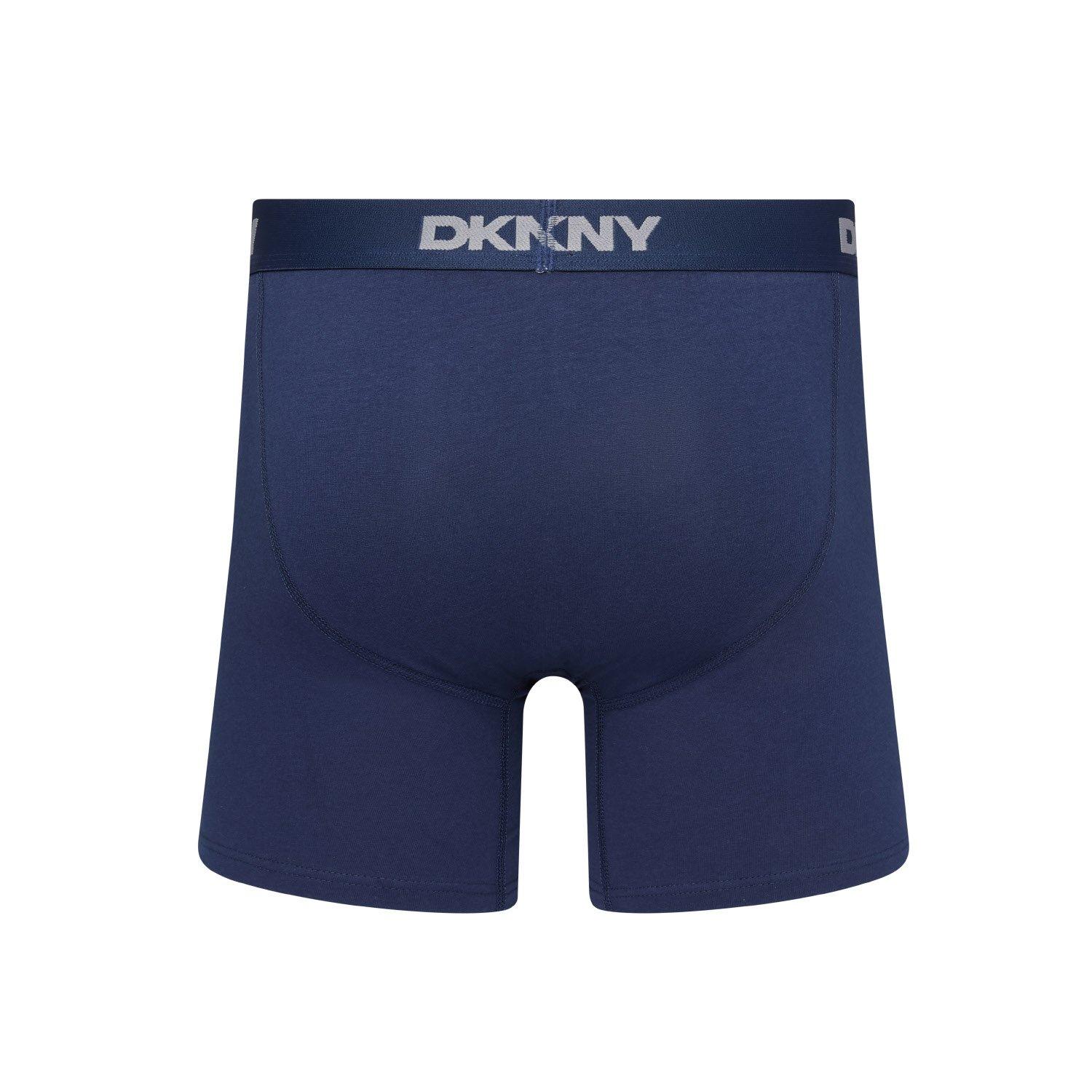 Nvy/Gry/Blu - DKNY - DKNY Mens 3 pack Trunks MODESTO - 7