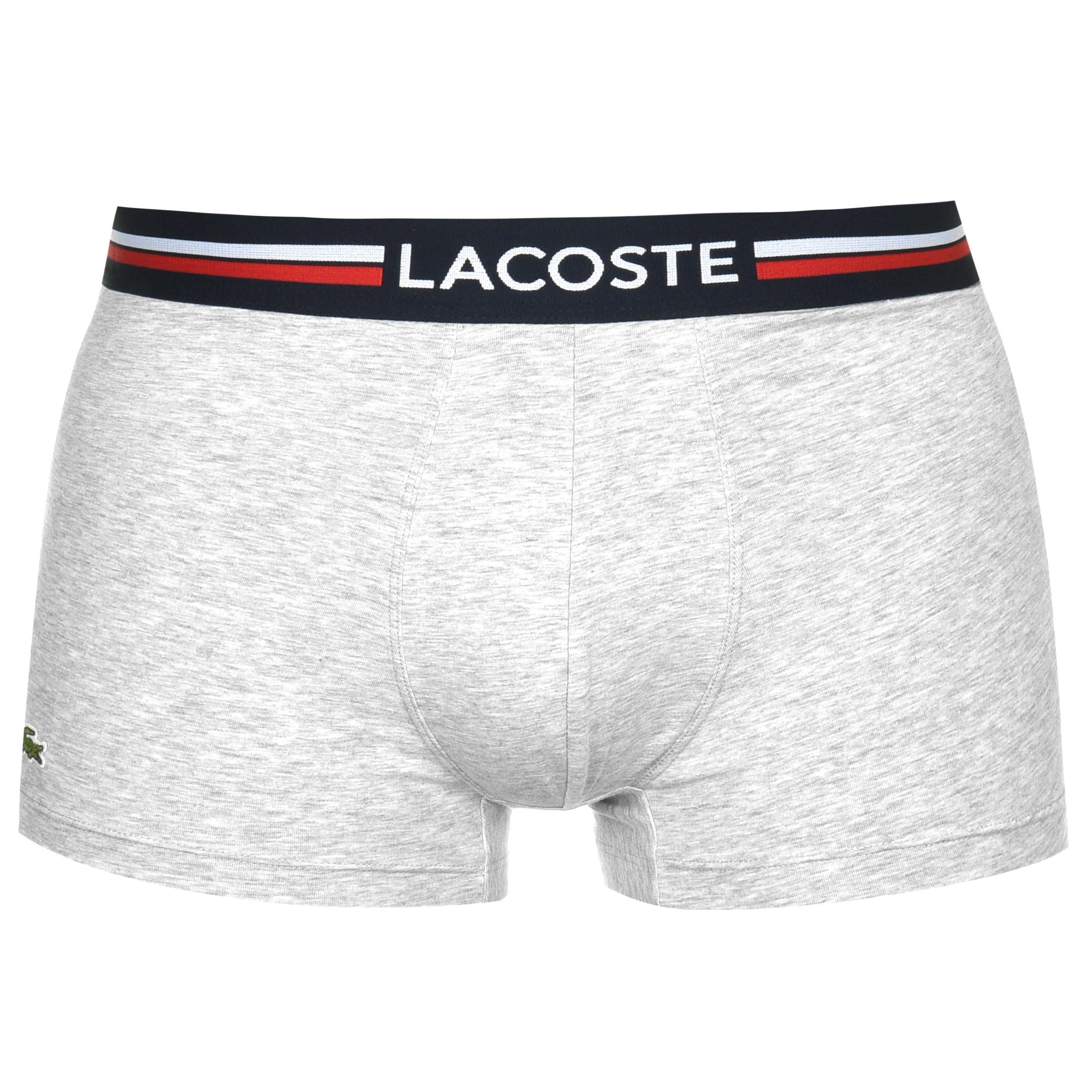 Nvy/Wht/Red - Lacoste - 3 Pack Boxer Shorts - 8
