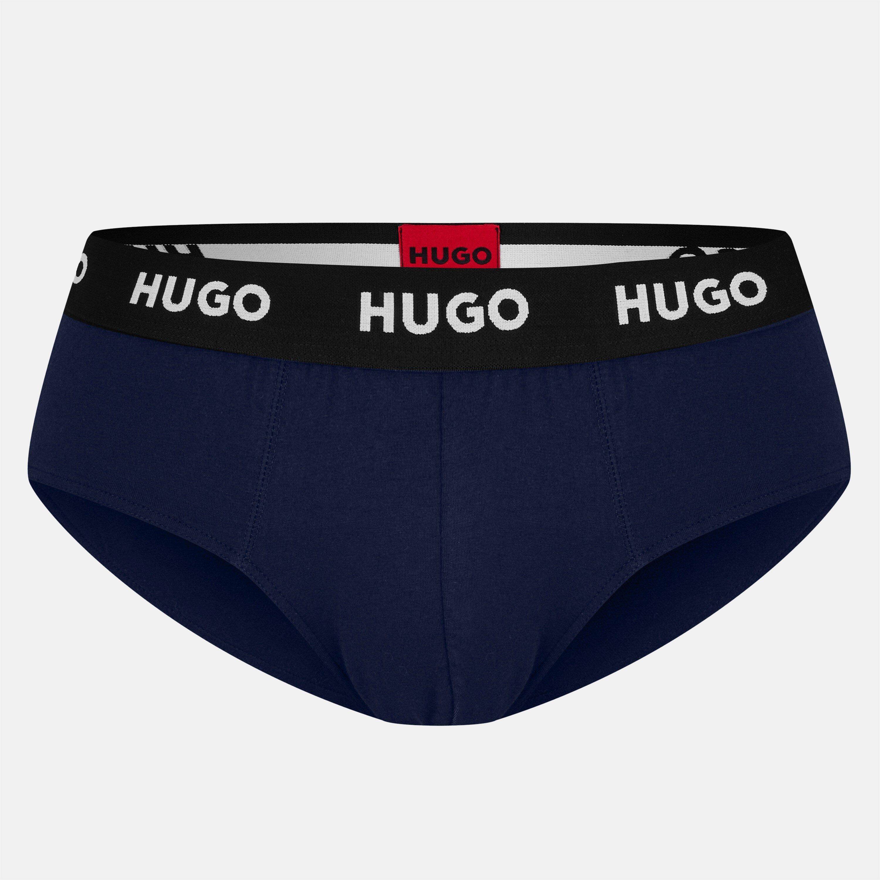 Navy 410 - Hugo - Men's 3 Pack Briefs - 2