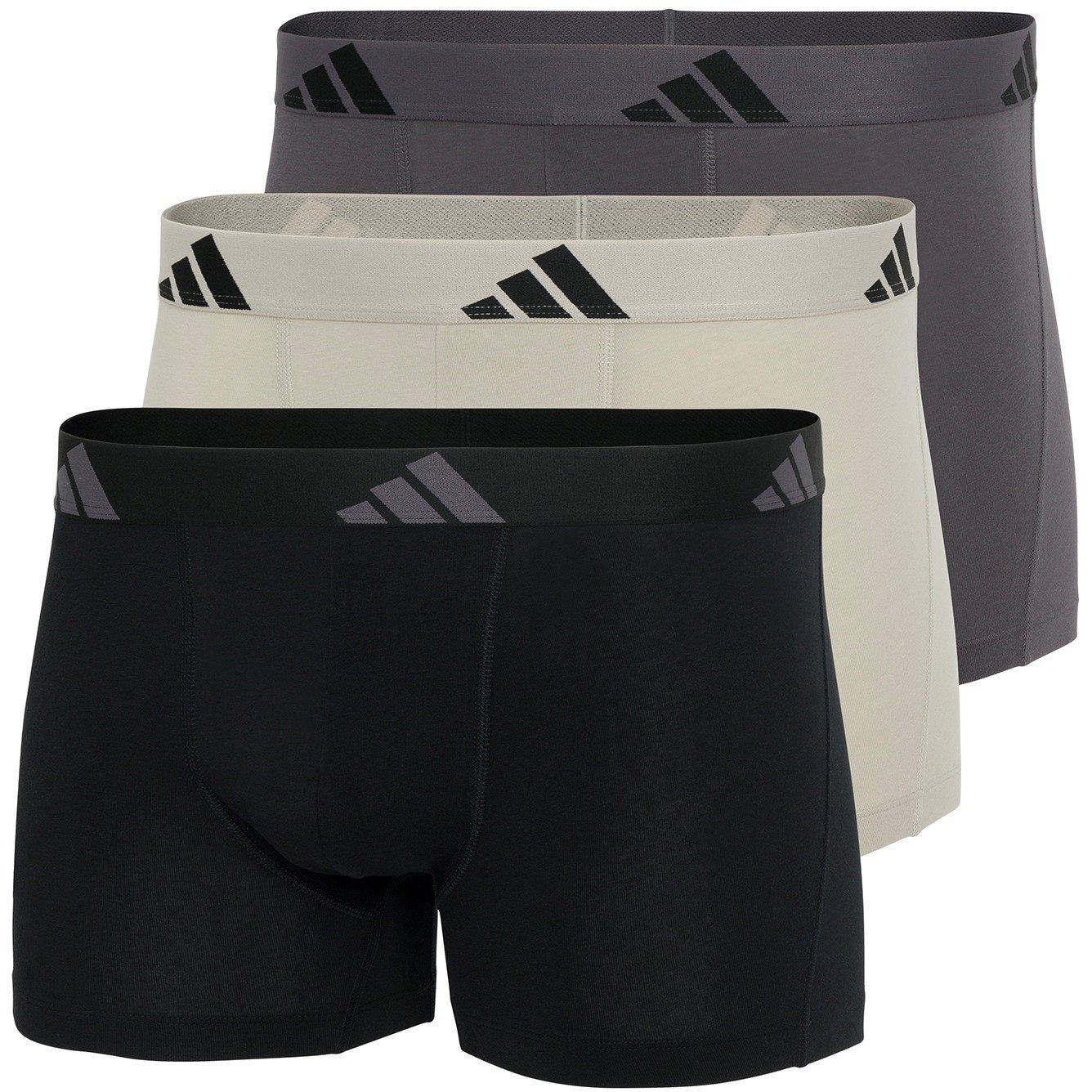 Multi - adidas - Active Flex Cotton Trunk (3PK) - 1