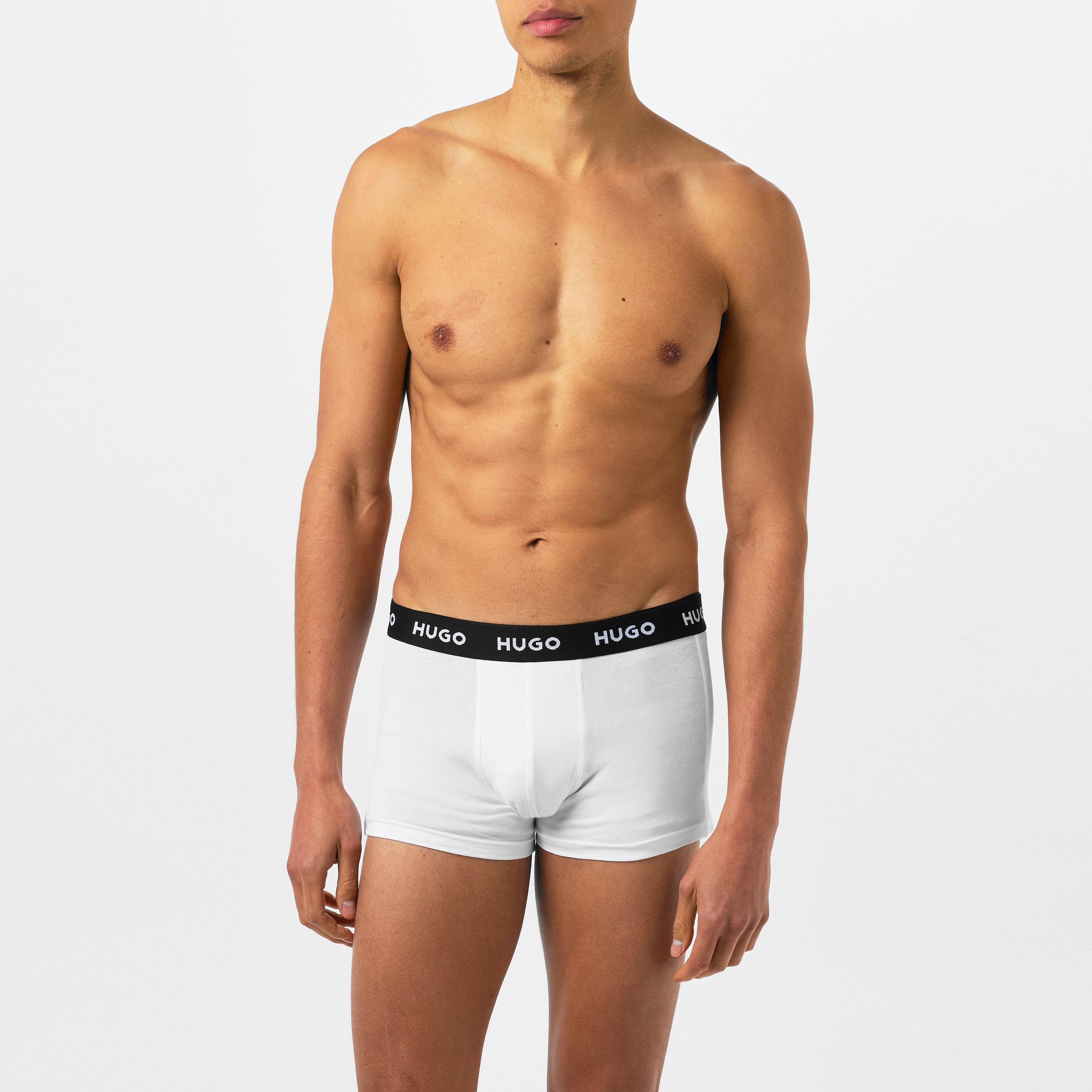White 100 - Hugo - Men's 3 Pack Trunks - 3