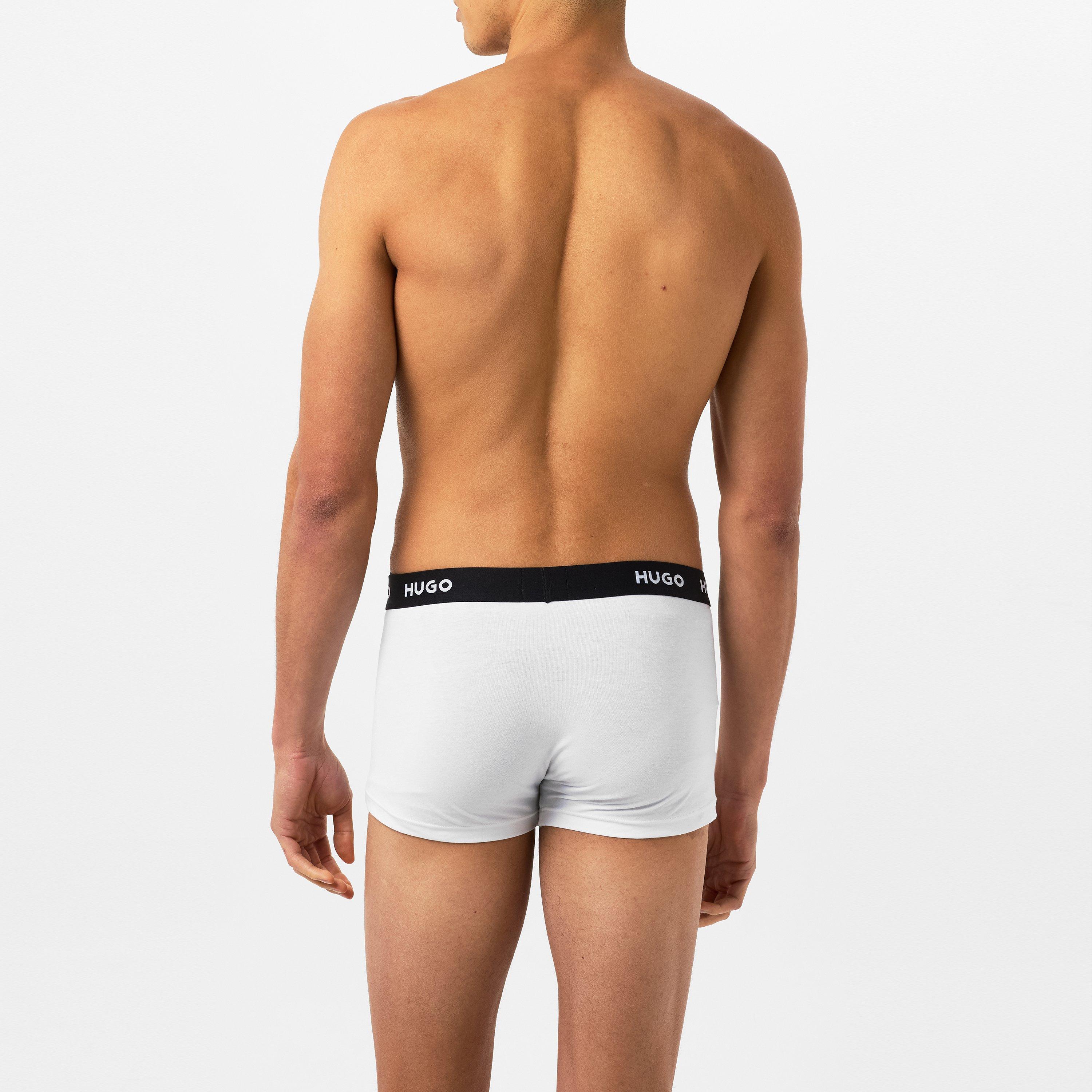White 100 - Hugo - Men's 3 Pack Trunks - 4