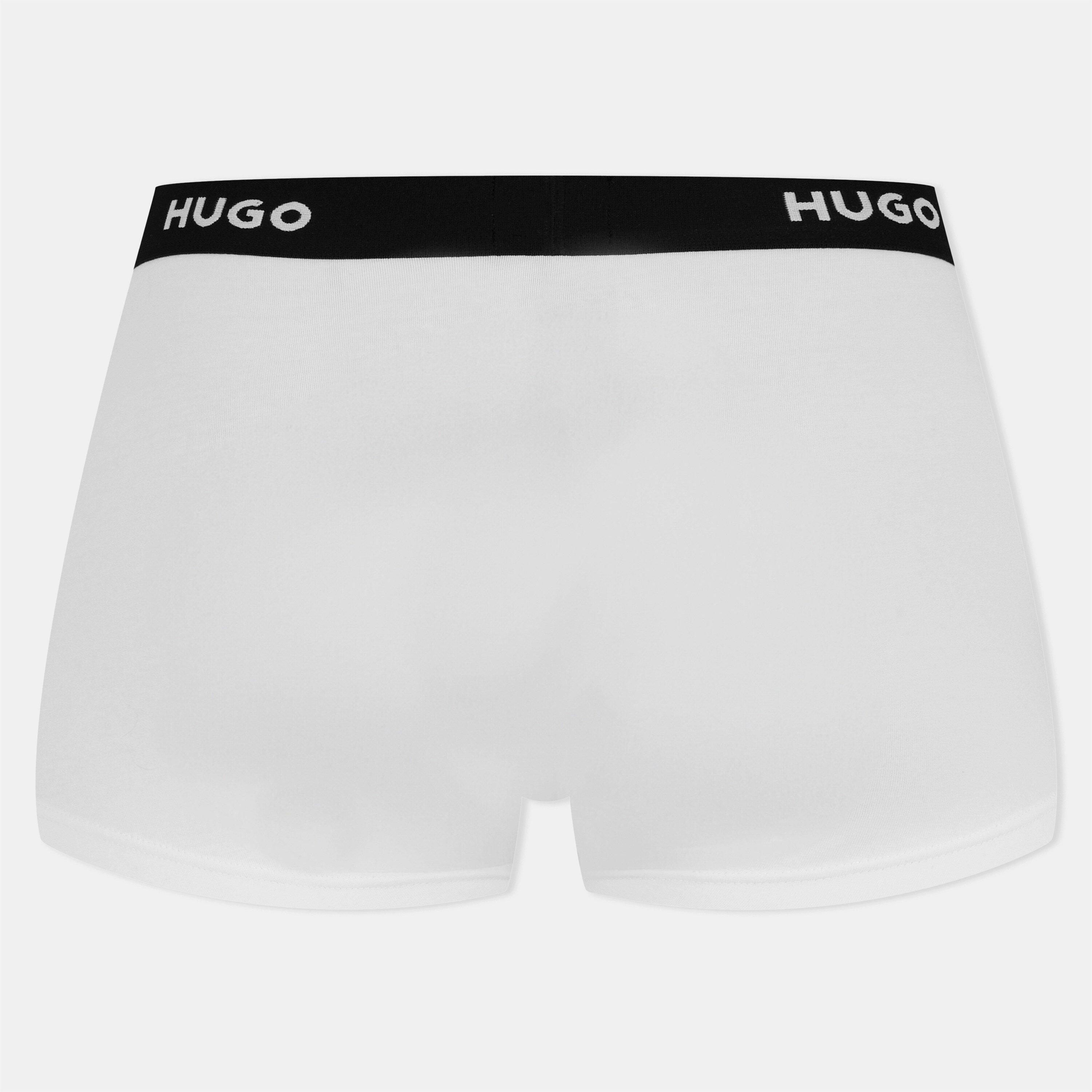 White 100 - Hugo - Men's 3 Pack Trunks - 5