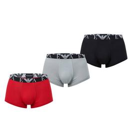 Emporio Armani 3 Pack Logo Trunks