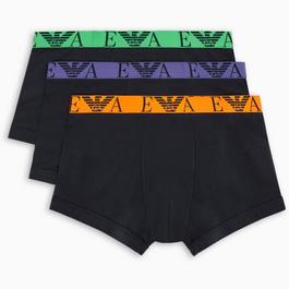 Emporio Armani 3 Pack Logo Trunks