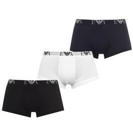 Emporio Armani 3 Pack Logo Trunks