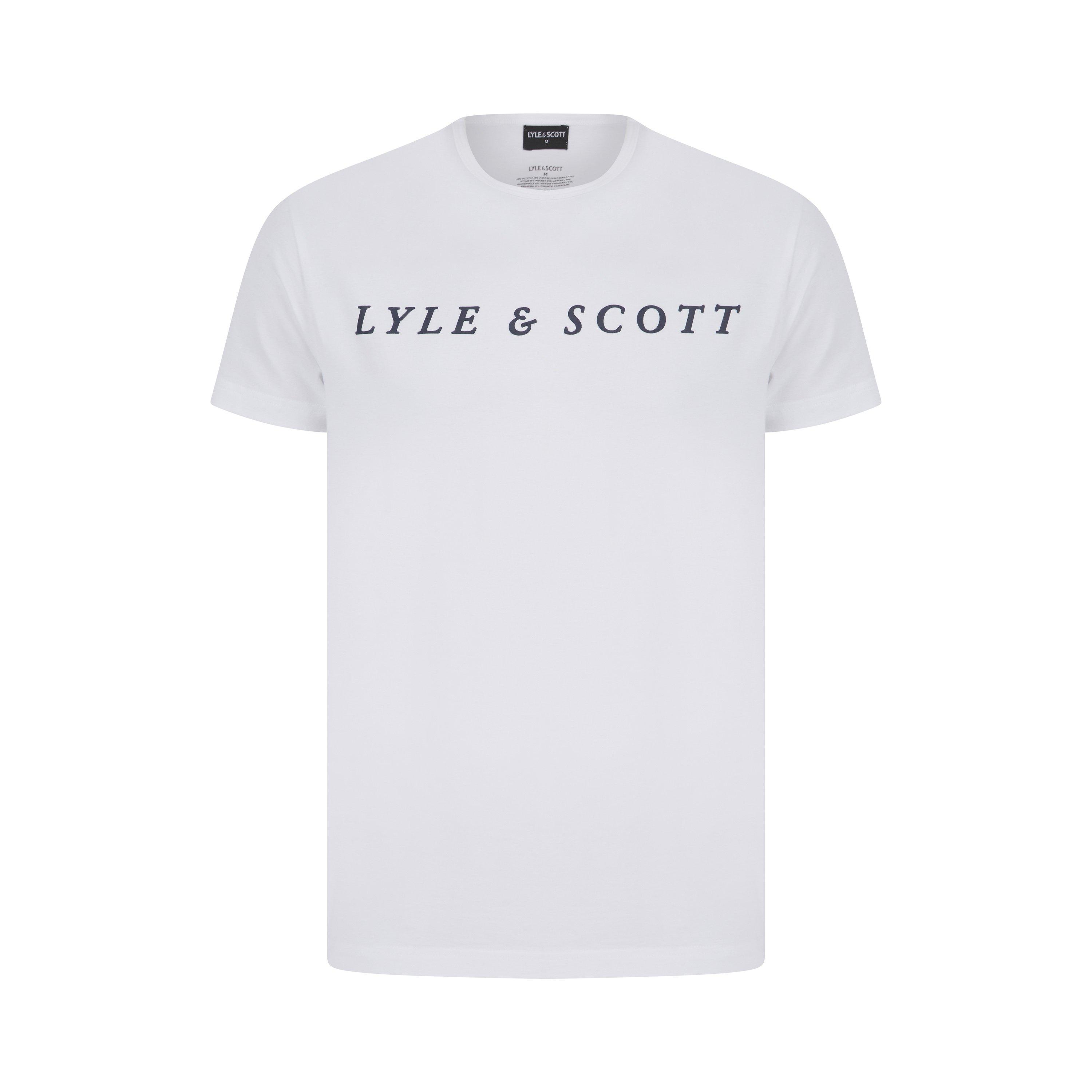 White/Peacoat - Lyle and Scott - Tee/Shrt PJ Set Sn99 - 2
