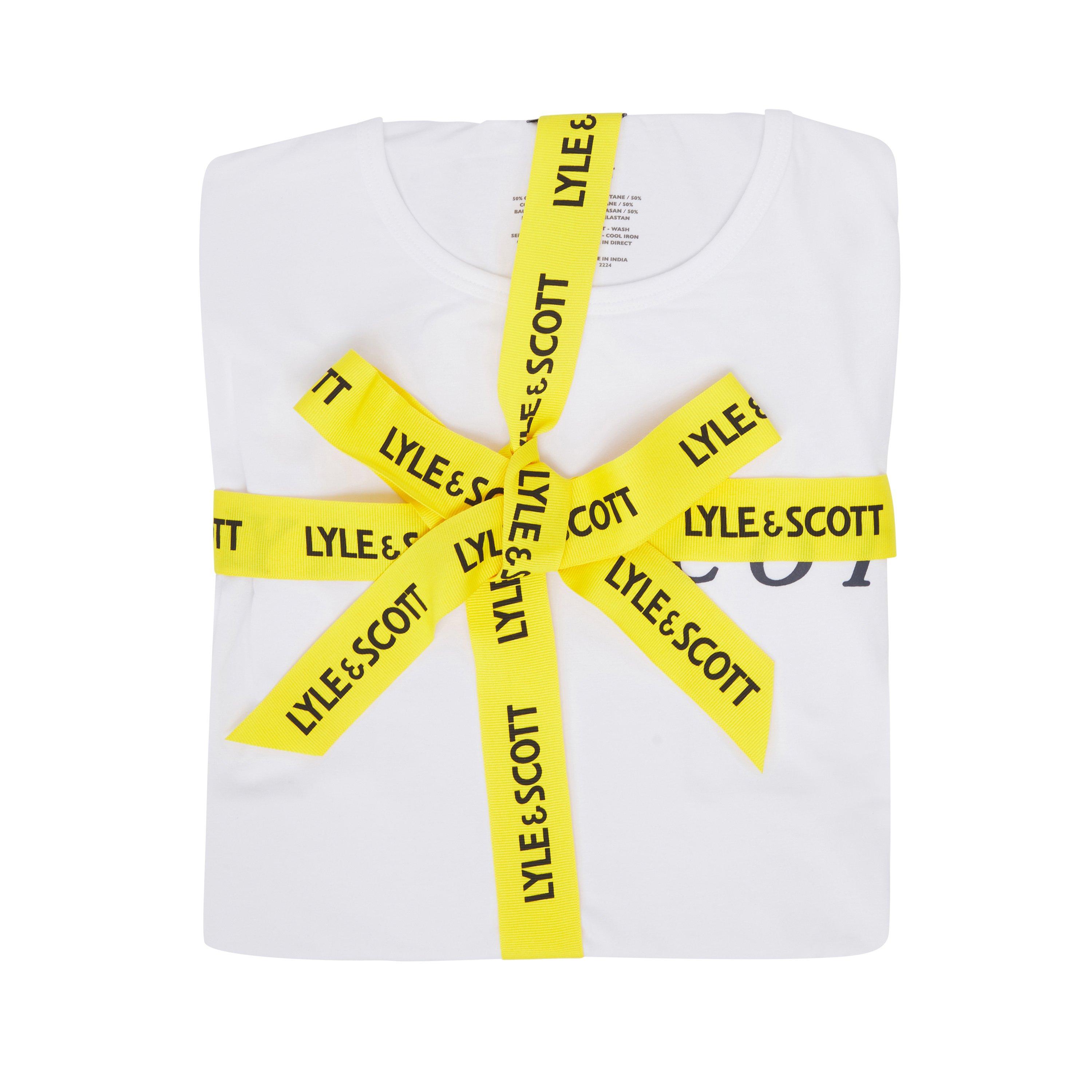 White/Peacoat - Lyle and Scott - Tee/Shrt PJ Set Sn99 - 6