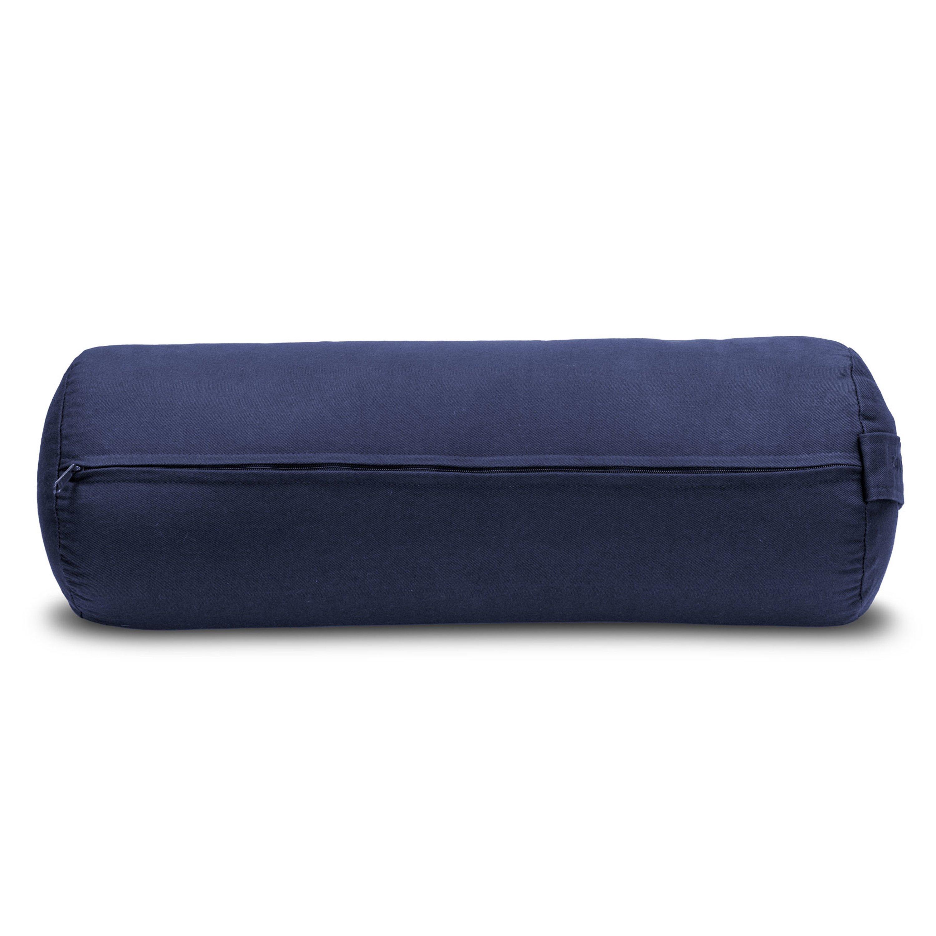 Blue - Fitness-Mad - Buckwheat Yoga Bolster - 3