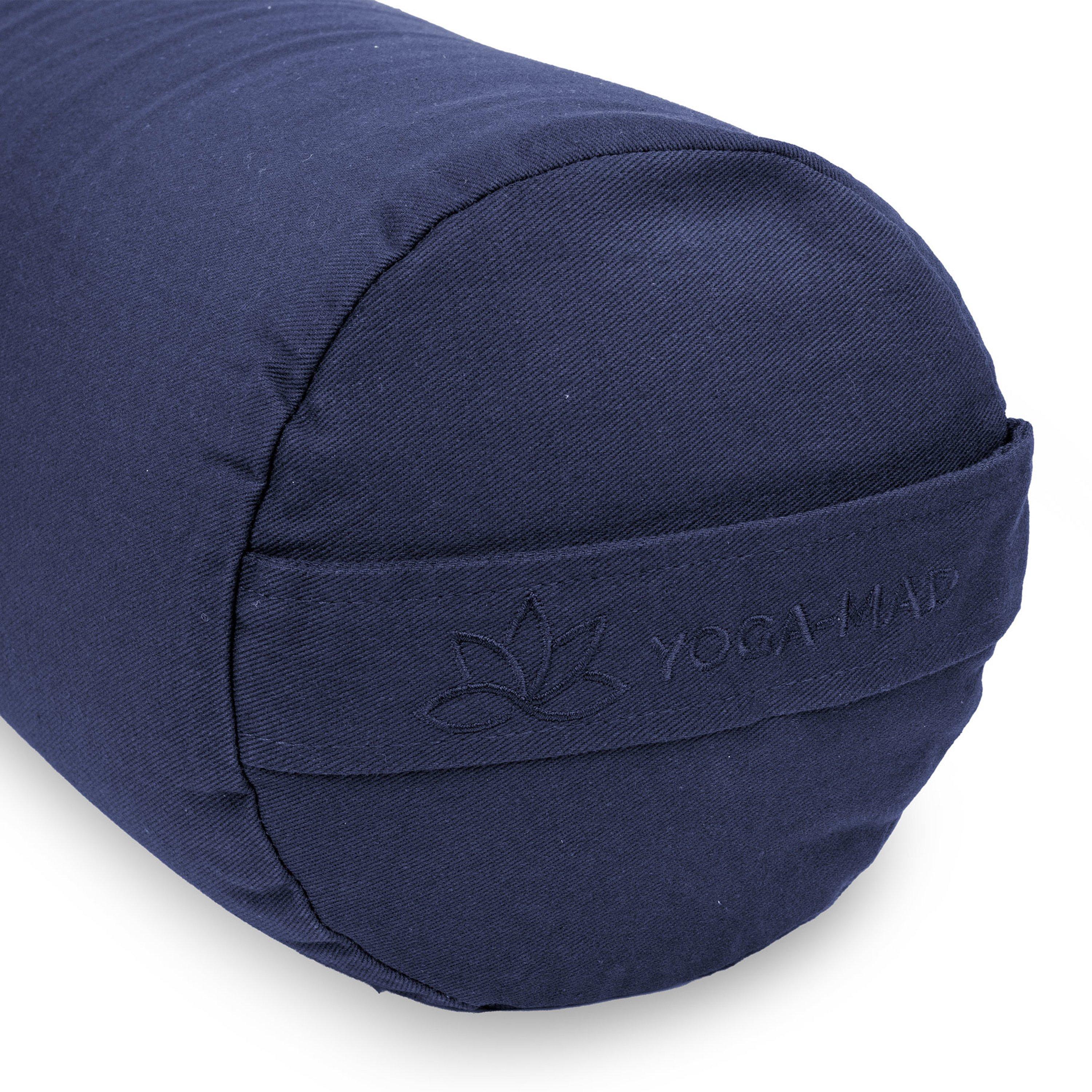 Blue - Fitness-Mad - Buckwheat Yoga Bolster - 4