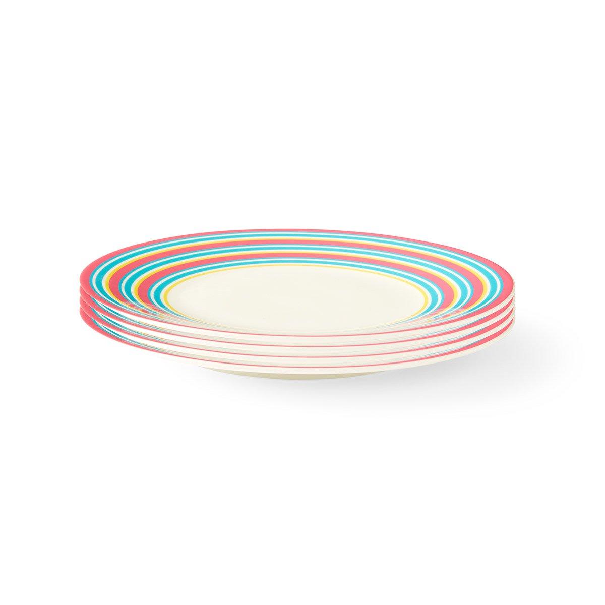 Multi - Spode Kit Kemp - Kit Kemp Calypso Stripe 4  Salad Plates - 2