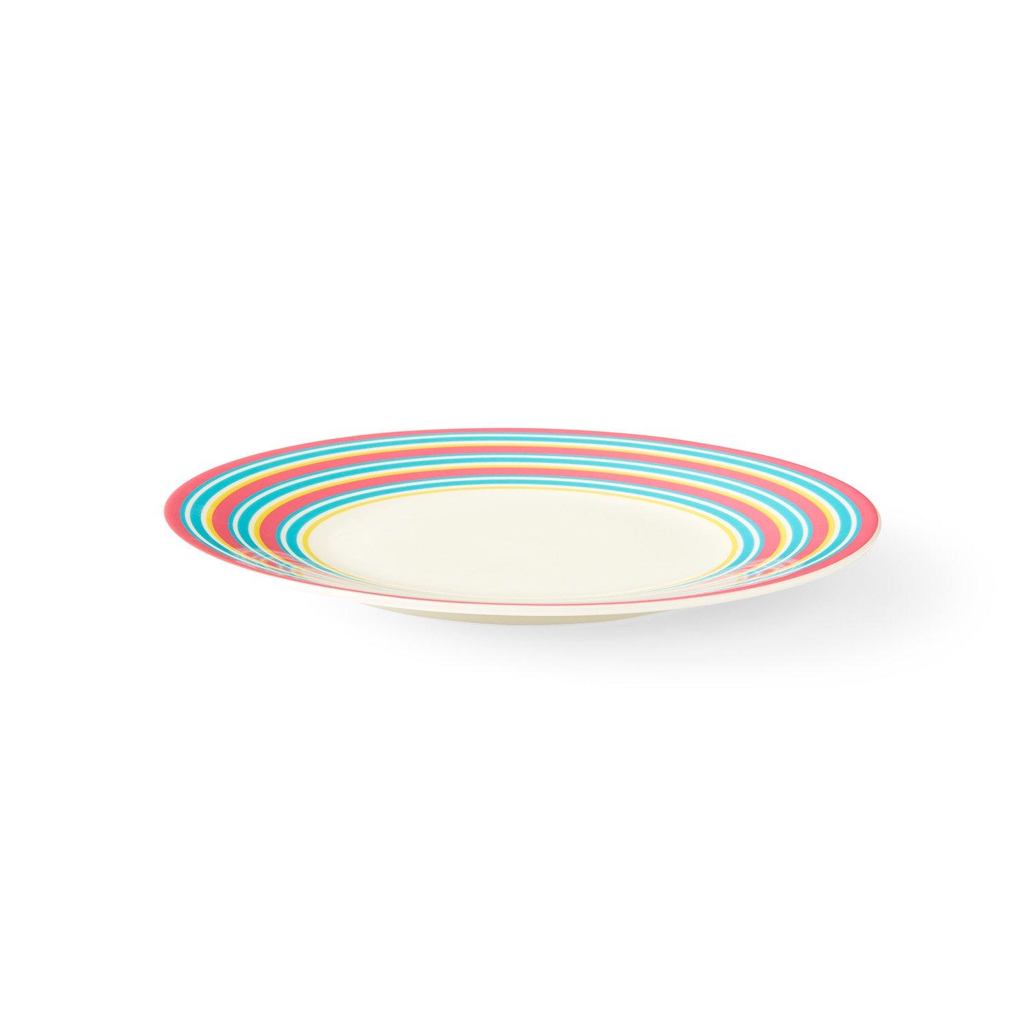 Multi - Spode Kit Kemp - Kit Kemp Calypso Stripe 4  Salad Plates - 5