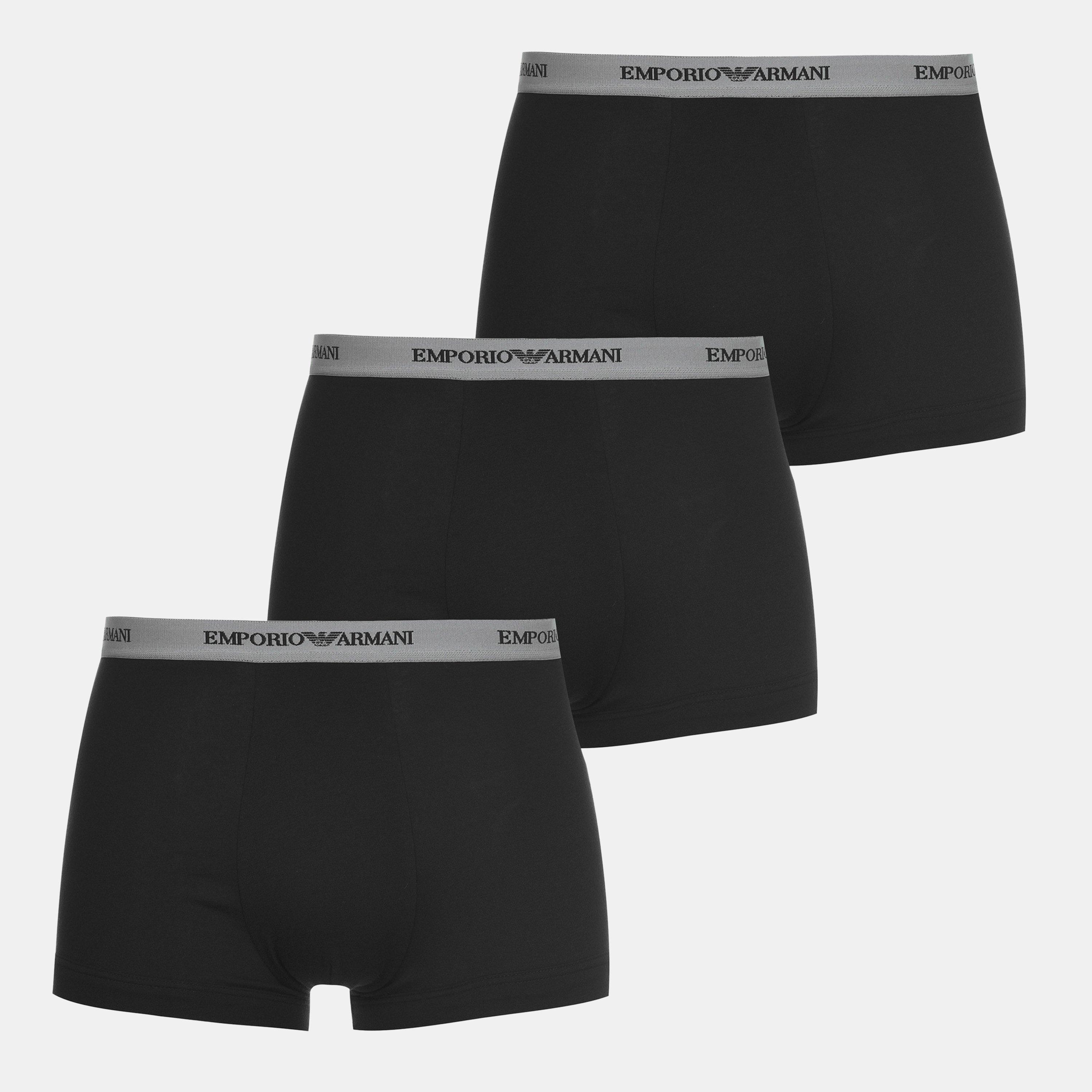 Zwart 00120 - Emporio Armani - Core 3 Pack Boxer Shorts - 1