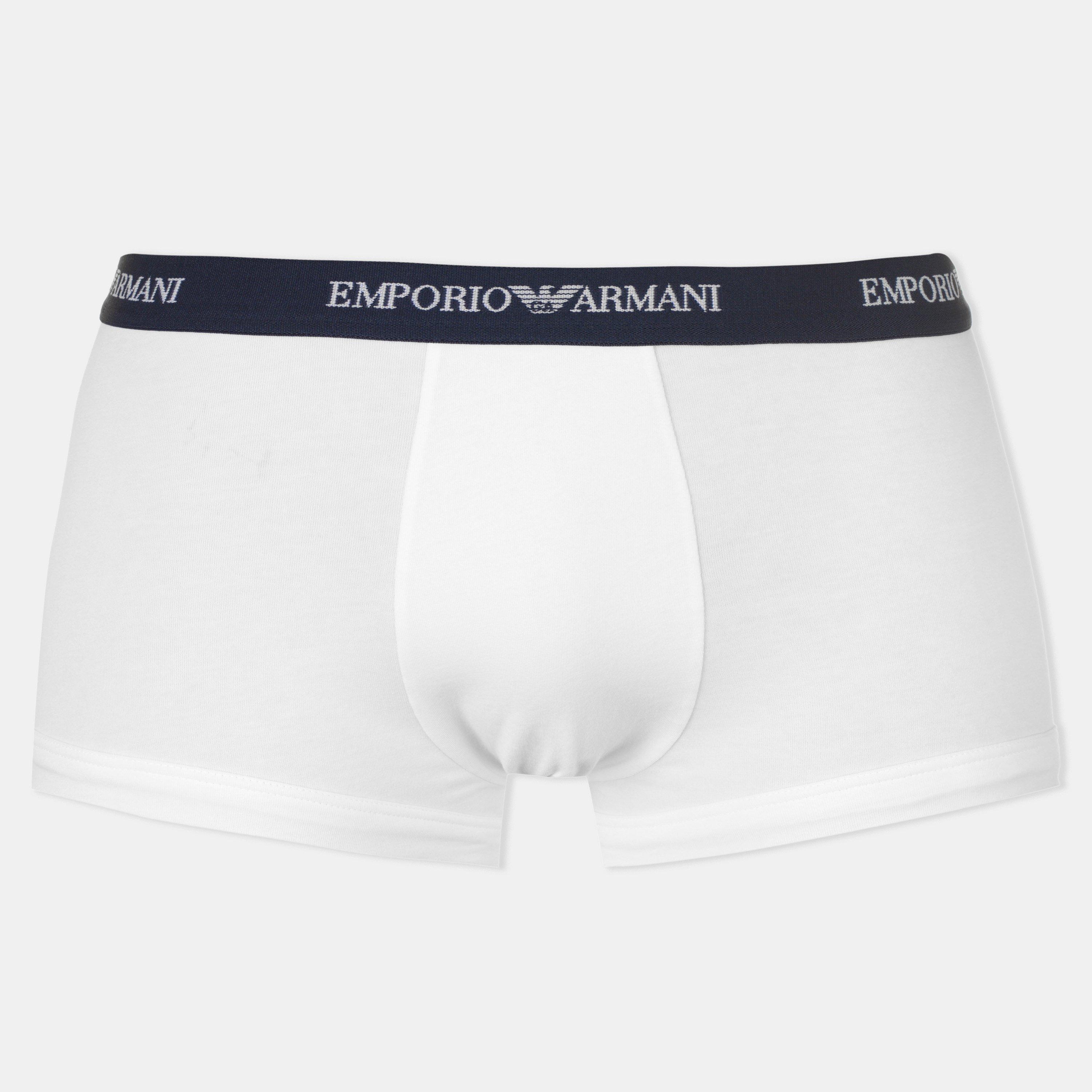 Blk/Gry/Wh02910 - Emporio Armani - Core 3 Pack Boxer Shorts - 2