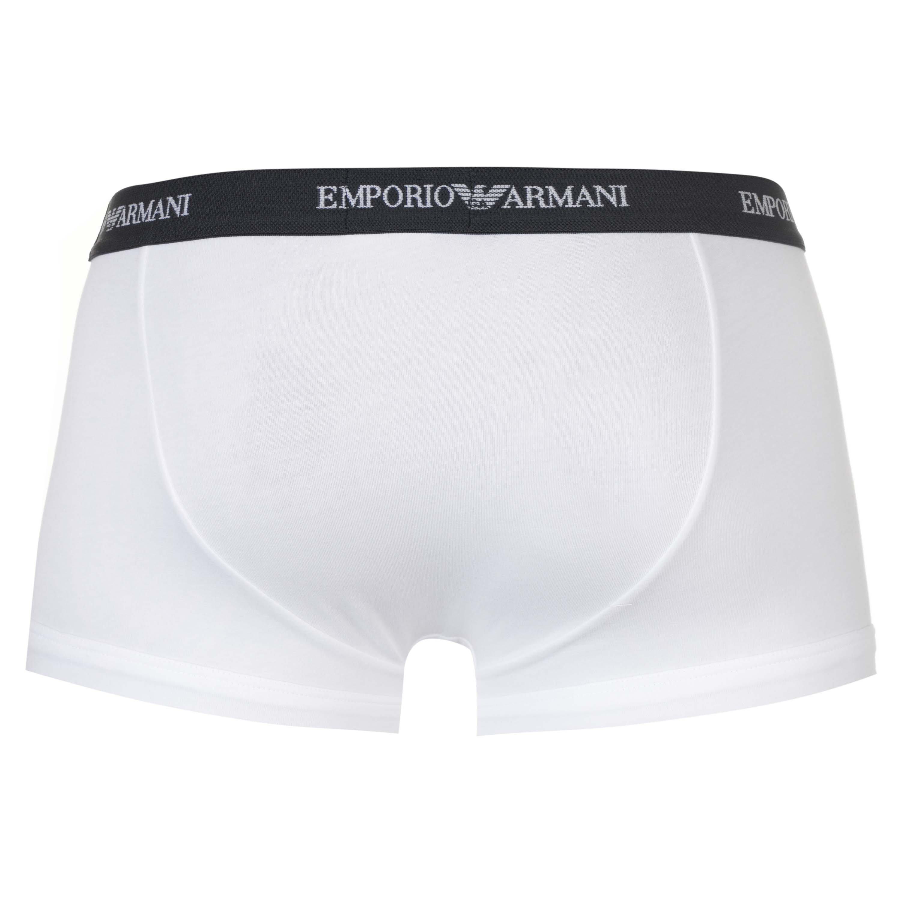 Blk/Gry/Wh02910 - Emporio Armani - Core 3 Pack Boxer Shorts - 3