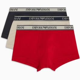 Emporio Armani Core 3 Pack Boxer Shorts