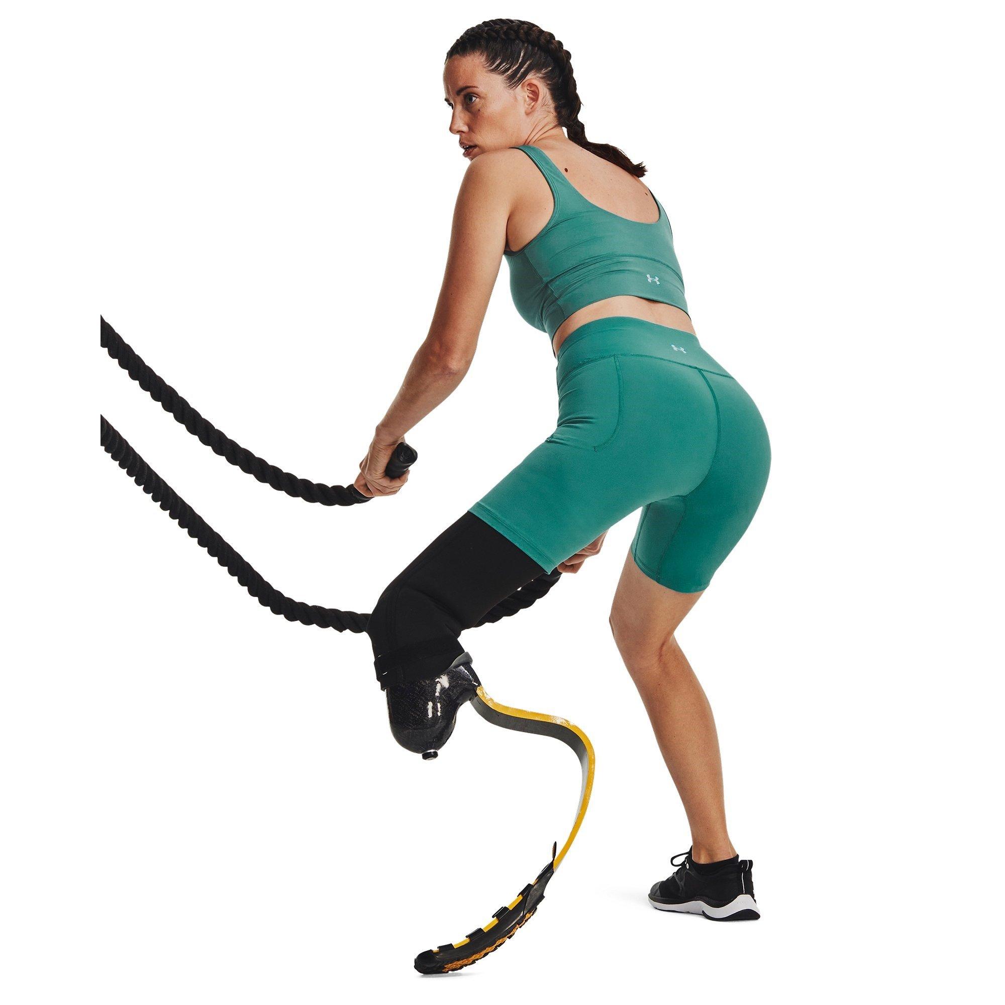 Green - Under Armour - Under Meridian Bike Shorts Womens - 3