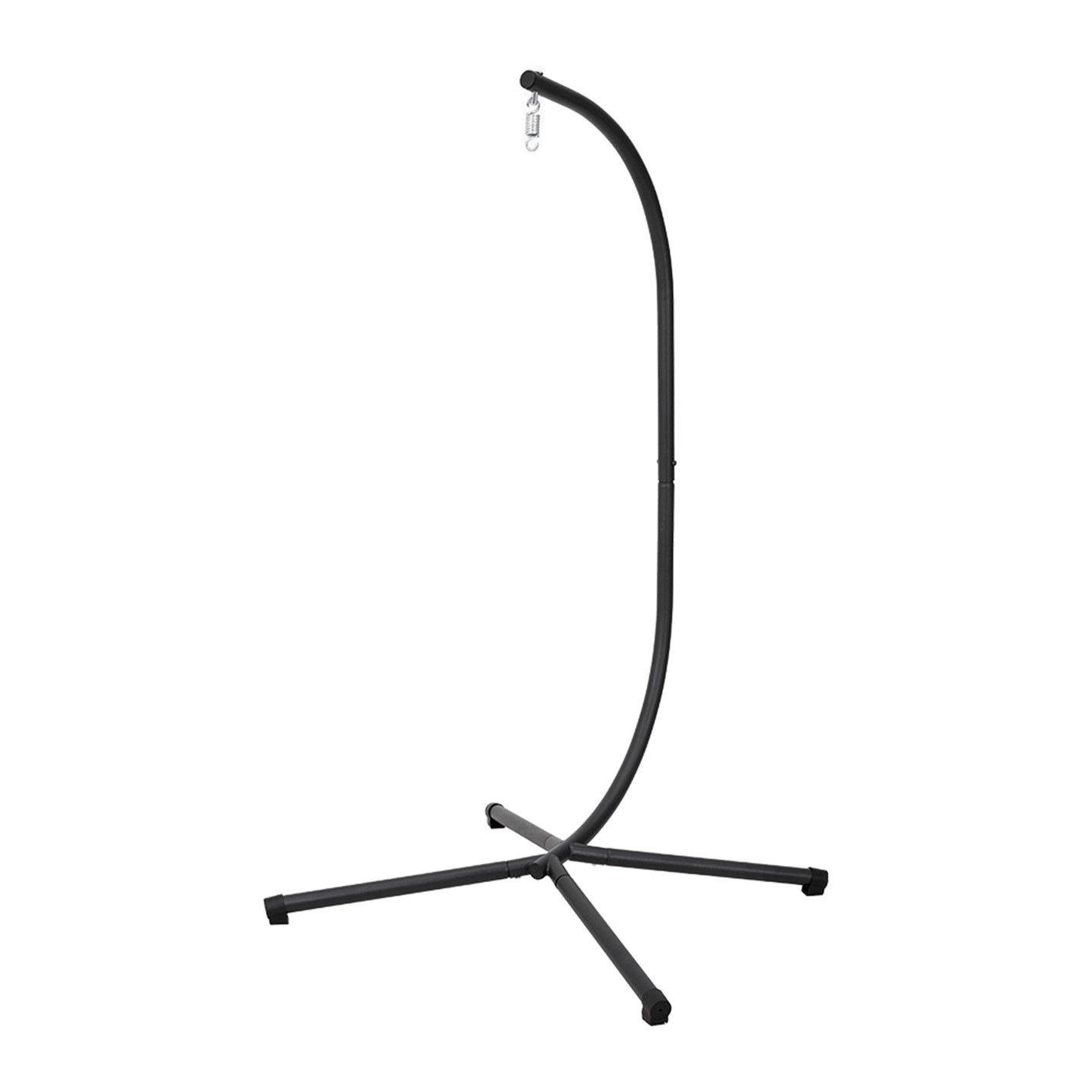 Black - Breeins - Egg Chair with Stand and Cushion - 8